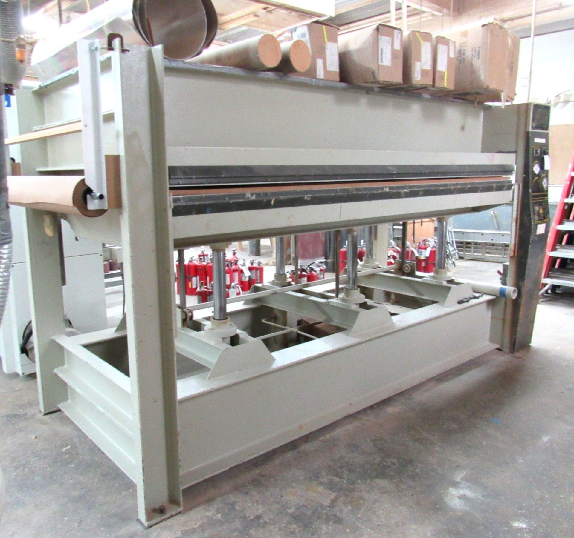 ORMA NPC Hot Hydraulic 50" x 120" Veneer Press - S/N 28816