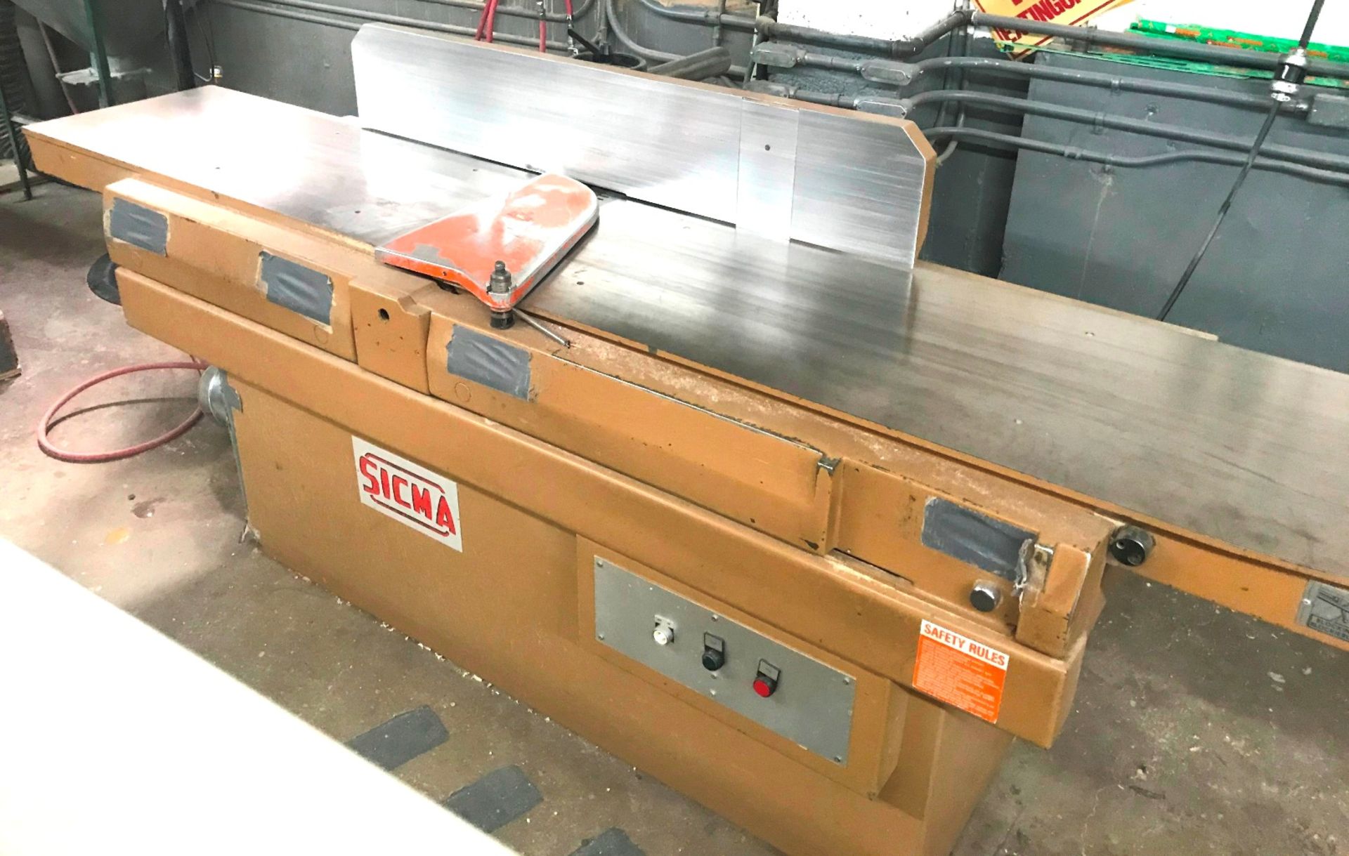Sicma Mod.DT430 17" Wood Jointer - S/N 4030989, 98" Table Length, 7.5HP, 220/3/60