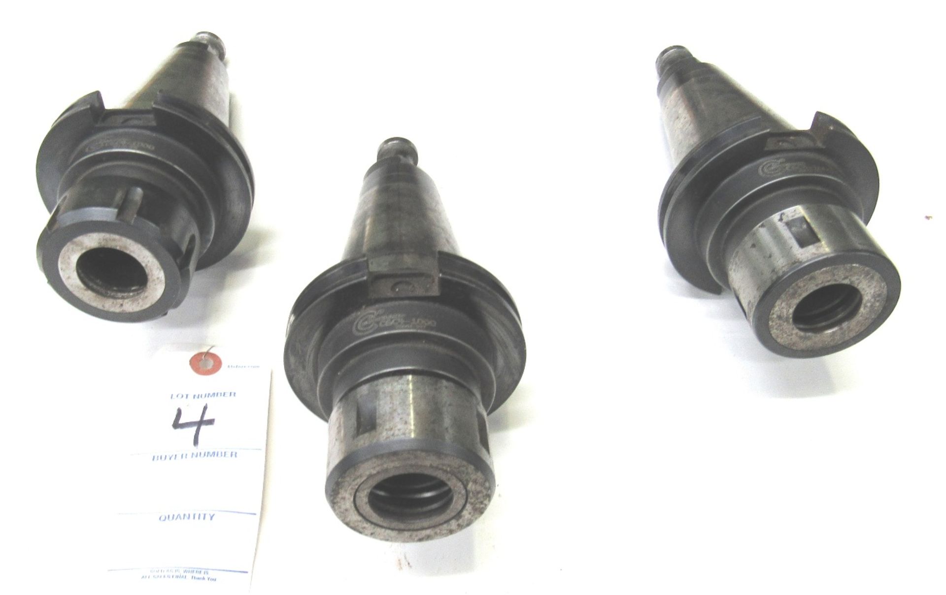 (3) Command TG100 Cat.50 Collet Toolholders - See Description