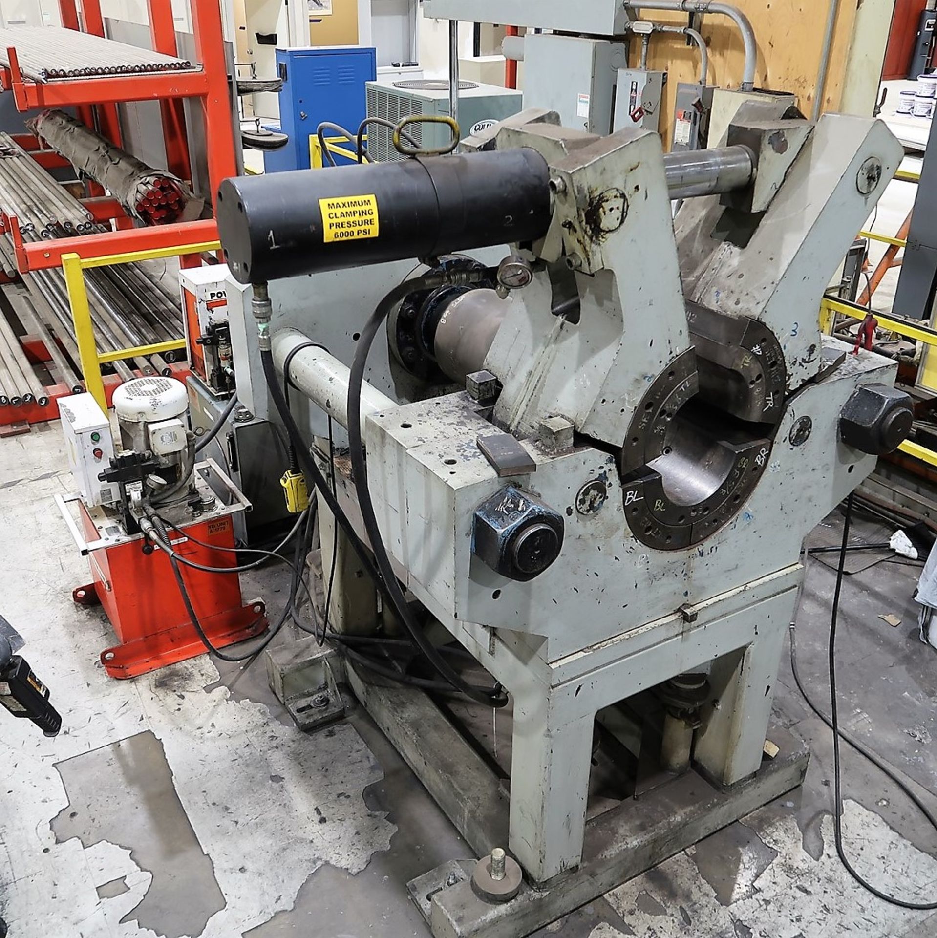 MREI 250-TON CAP. CASING SWAGE PRESS, 3.5 IN. TO 13.5 IN. CAP., FULL ...