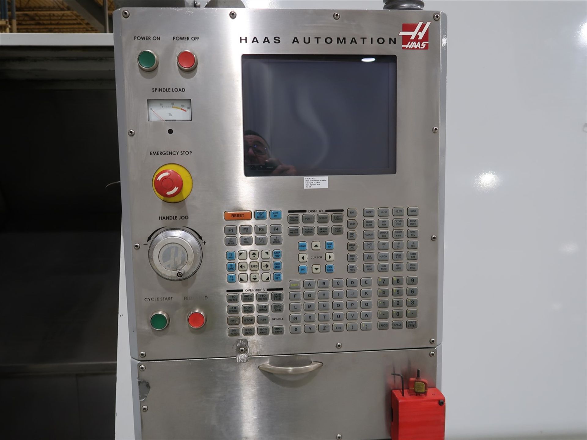 2005 HAAS SL-40TB CNC HORIZONTAL TURNING CENTER, 7.1 IN. BORE, HAAS CNC CONTROL, 10-STATION - Image 15 of 22