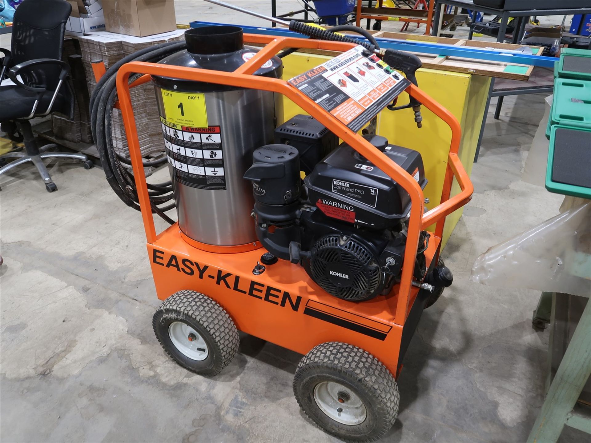 EASY KLEEN HOT PRESSURE WASHER W/14 HP KOHLER ENGINE - Image 2 of 2