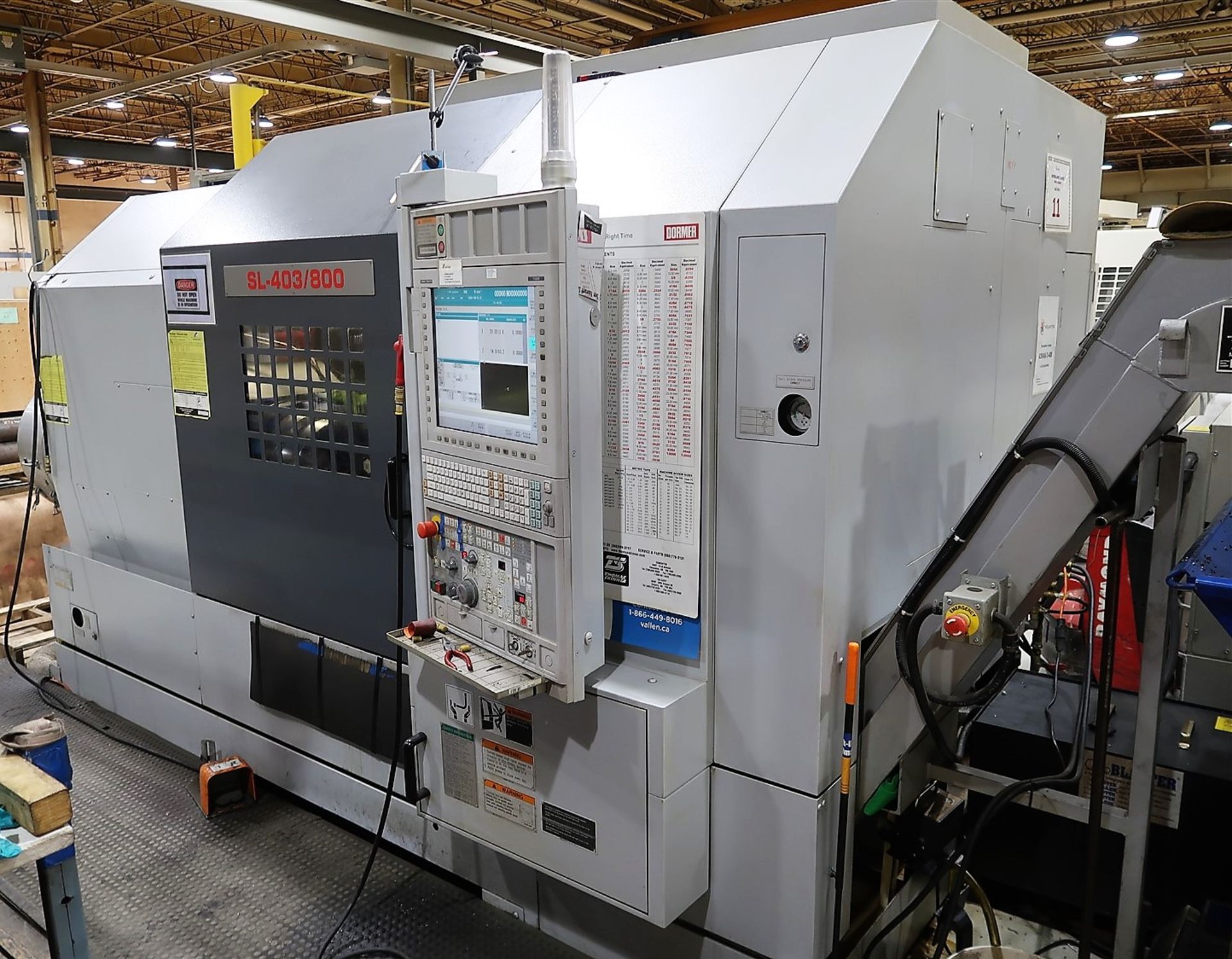 2013 MORI SEIKI SL-403C/800 CNC HORIZONTAL TURNING CENTER, 7.1 IN. BORE, MAPPS IV F32i CNC - Image 18 of 22