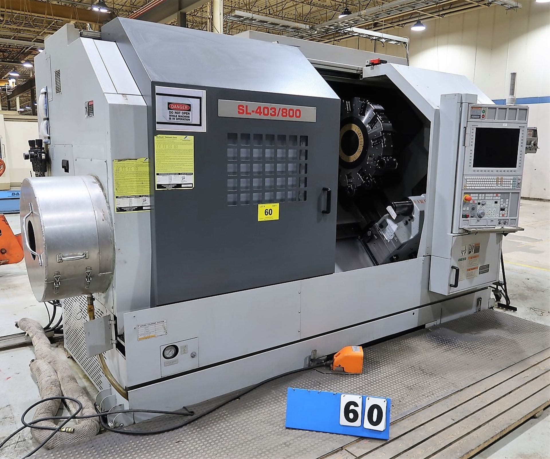 2013 MORI SEIKI SL-403C/800 CNC HORIZONTAL TURNING CENTER, 7.1 IN. BORE, MAPPS IV F32i CNC