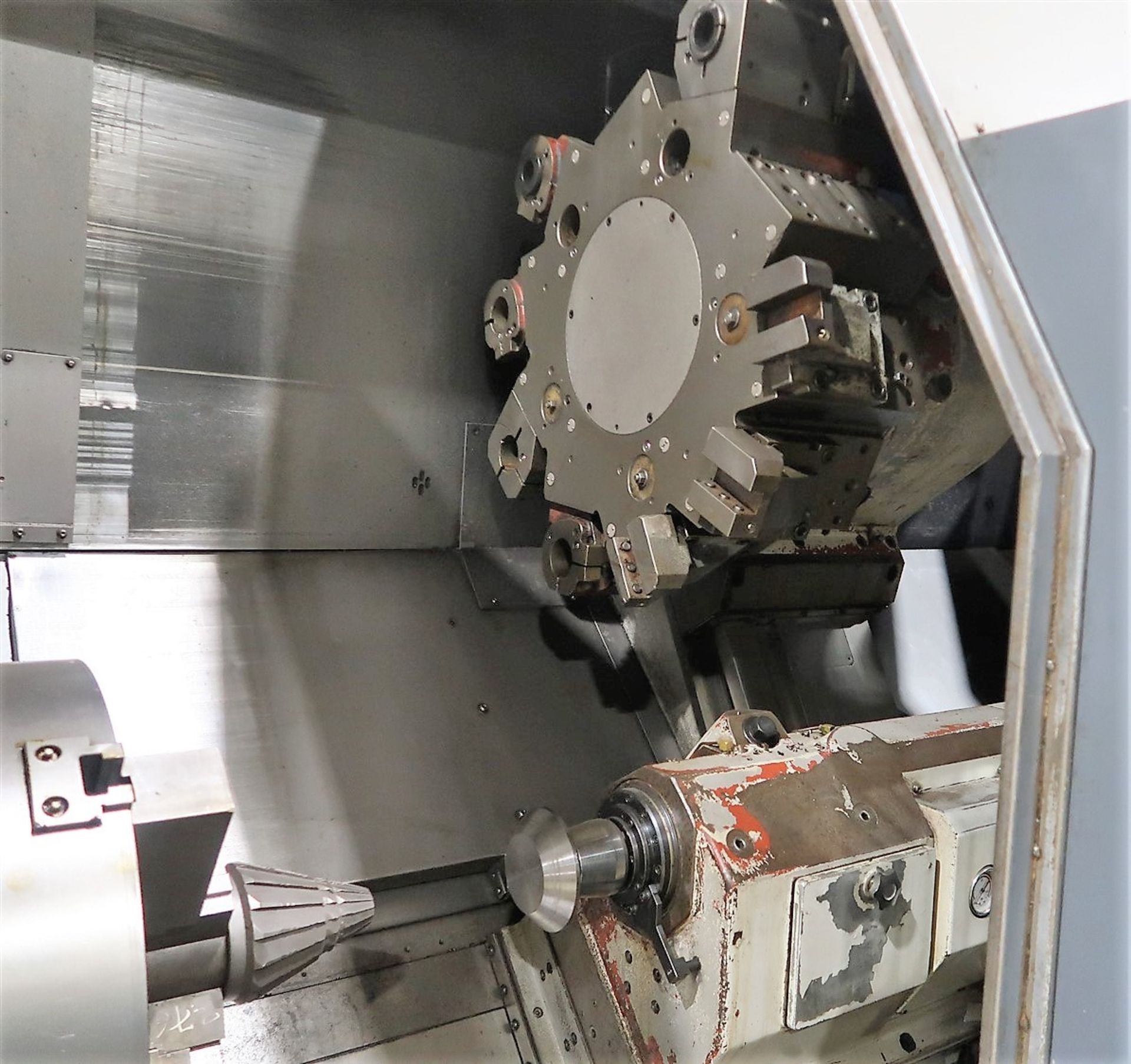 1998 MAZAK SLANT TURN 50N CNC HORIZONTAL TURNING CENTER, 7.1 IN. BORE, MAZATROL CNC CONTROL, 28 - Image 17 of 19