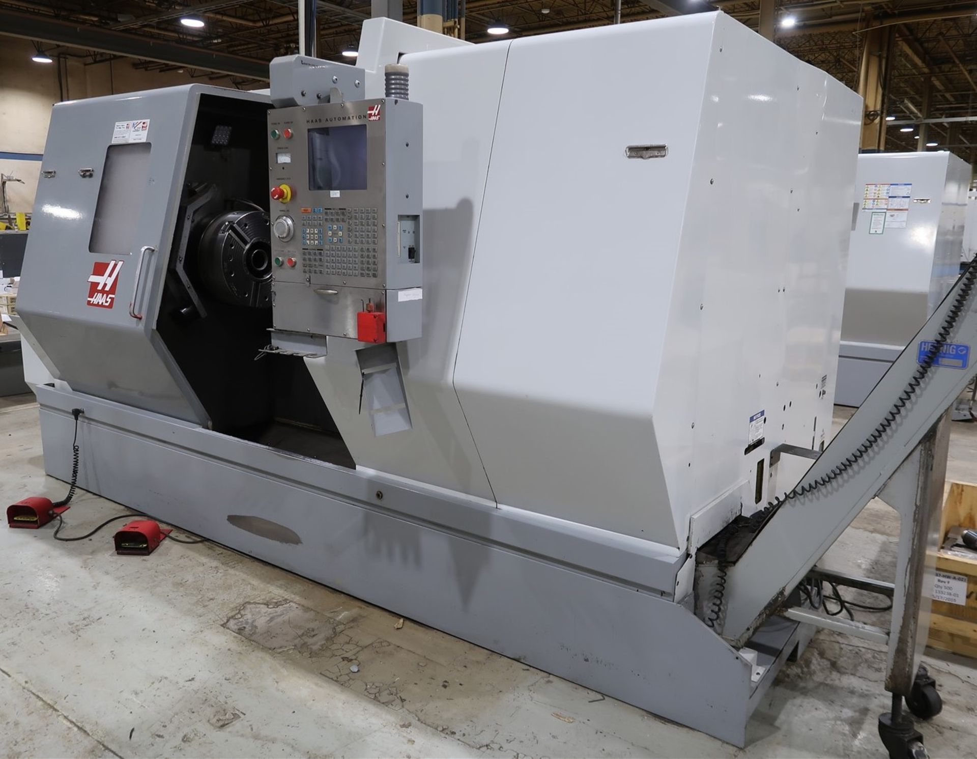 2005 HAAS SL-40TB CNC HORIZONTAL TURNING CENTER, 7.1 IN. BORE, HAAS CNC CONTROL, 10-STATION - Image 11 of 22