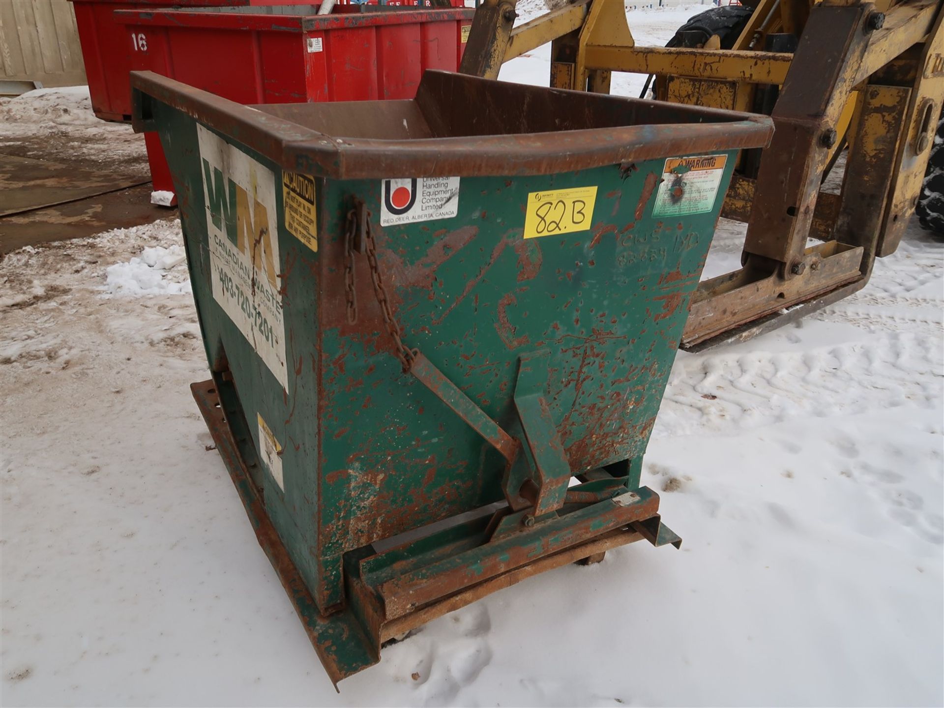 UNIVERSAL HANDLING STEEL DUMP HOPPER