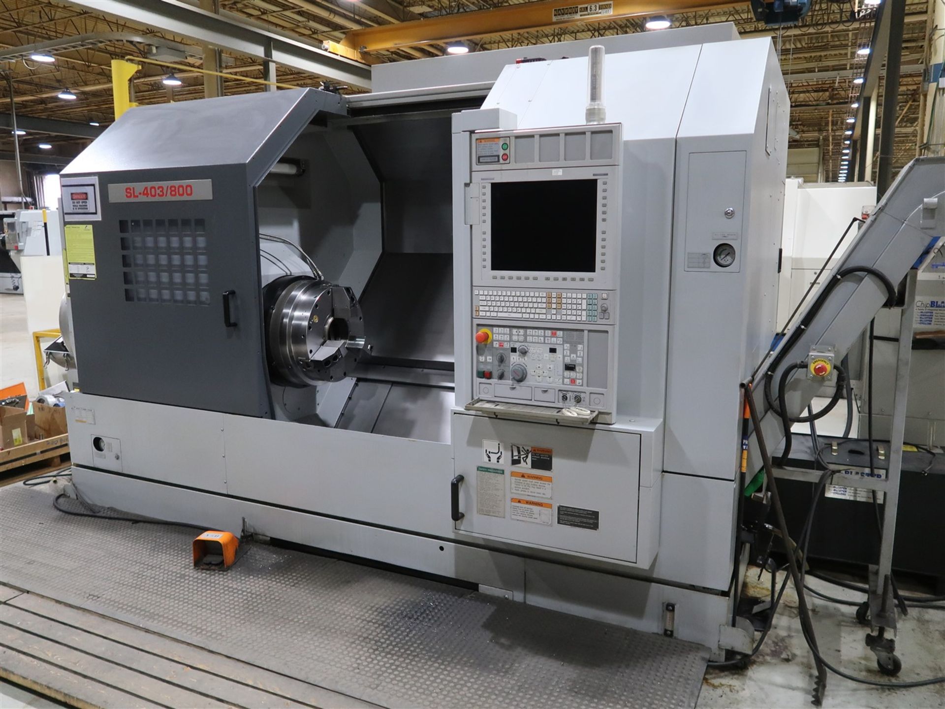 2013 MORI SEIKI SL-403C/800 CNC HORIZONTAL TURNING CENTER, 7.1 IN. BORE, MAPPS IV F32i CNC - Image 3 of 22