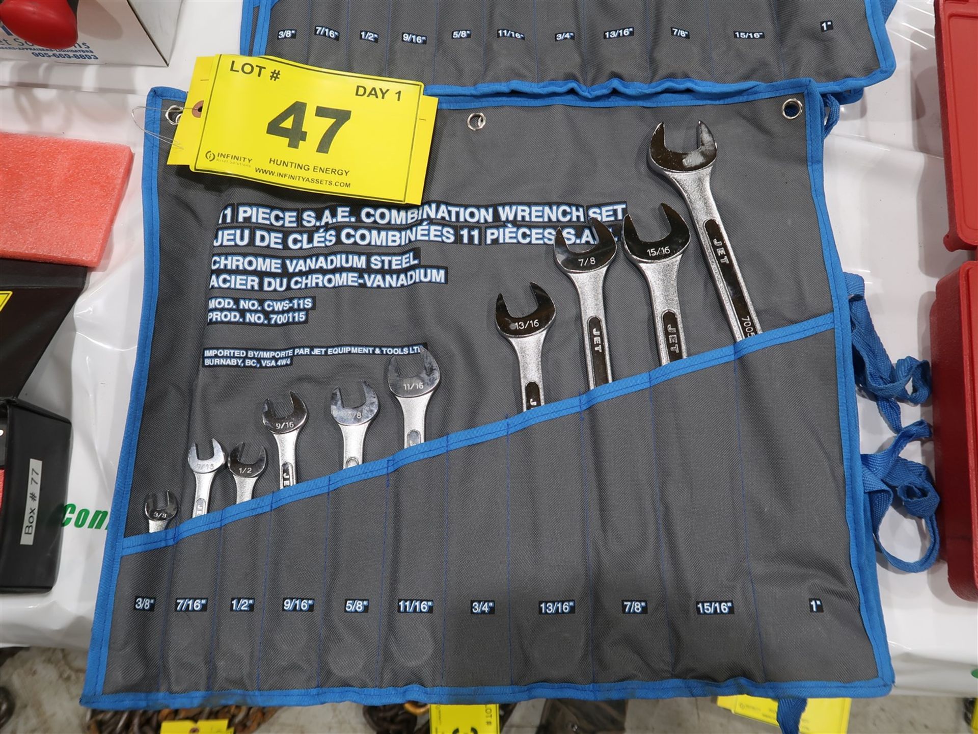 2 SETS OF JET 11 PC. COMBINATION WRENCH SET