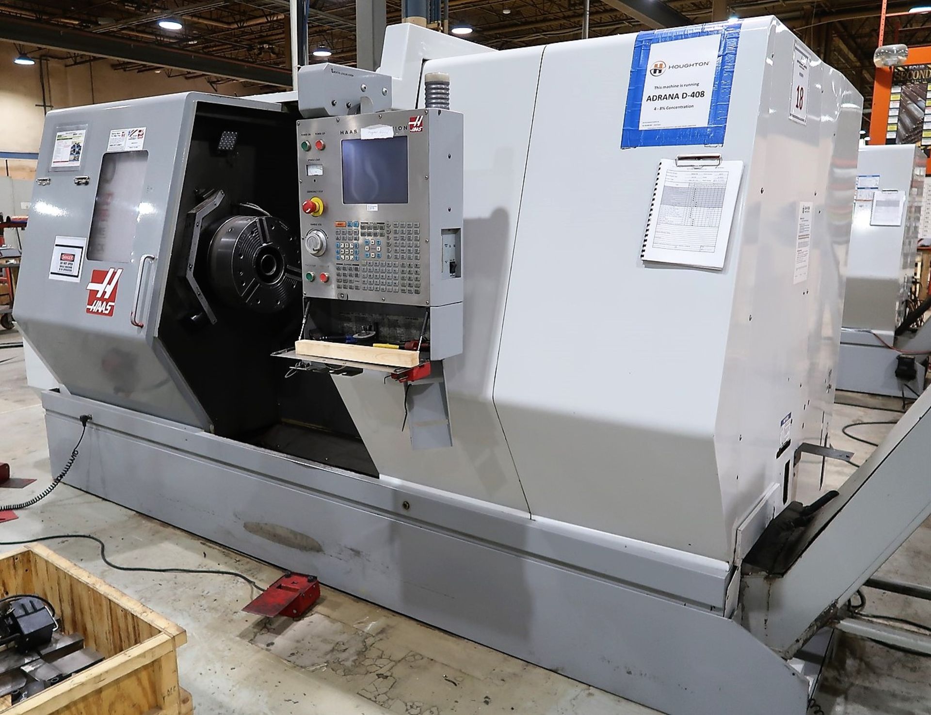 2005 HAAS SL-40TB CNC HORIZONTAL TURNING CENTER, 7.1 IN. BORE, HAAS CNC CONTROL, 10-STATION - Image 16 of 22