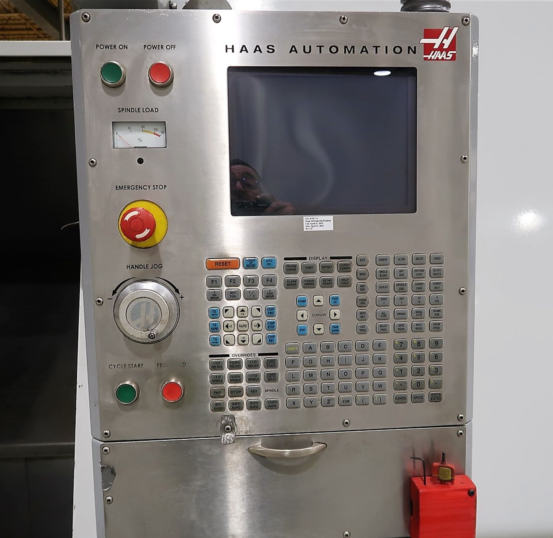 2005 HAAS SL-40TB CNC HORIZONTAL TURNING CENTER, 7.1 IN. BORE, HAAS CNC CONTROL, 10-STATION - Image 9 of 22