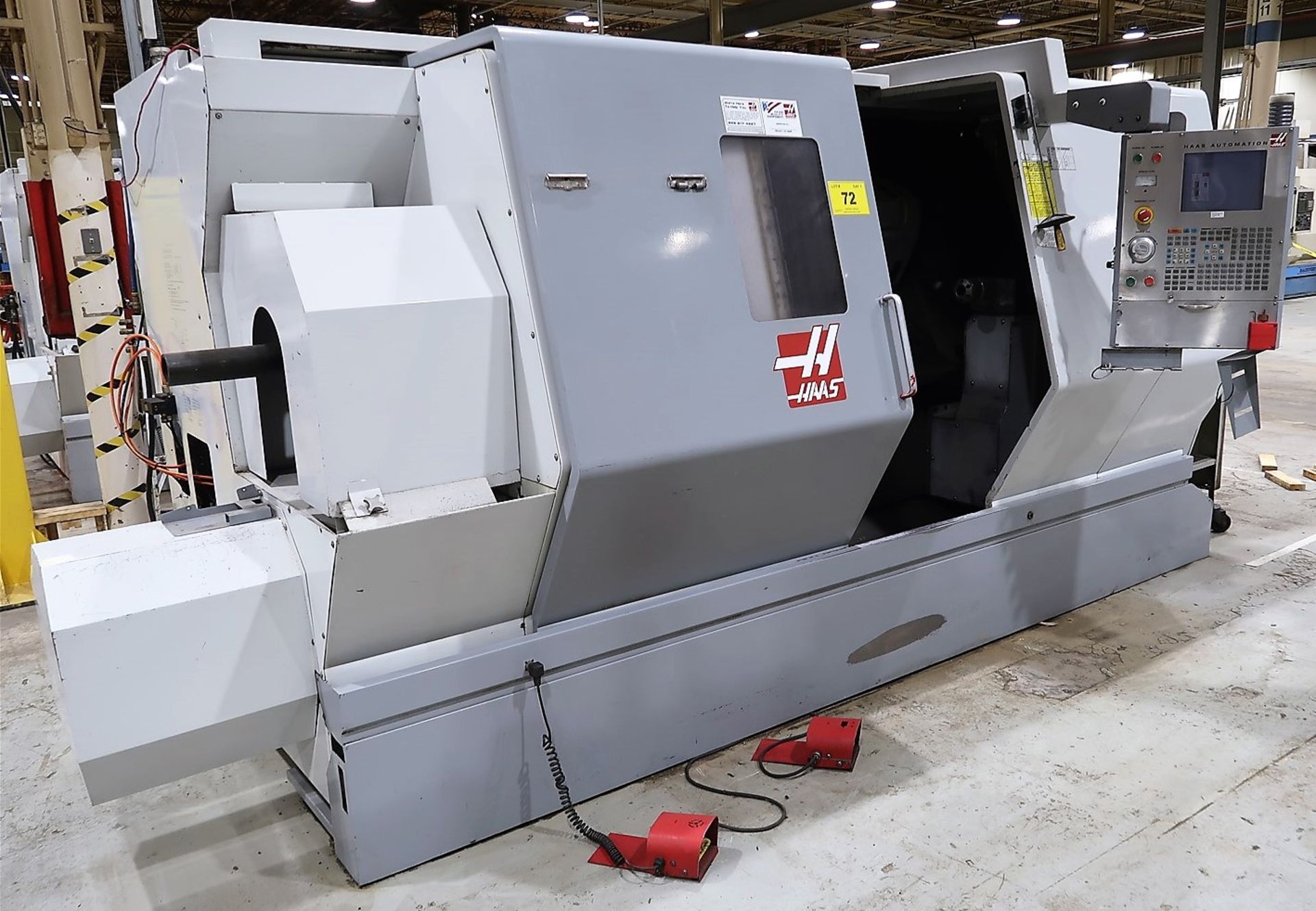2005 HAAS SL-40TB CNC HORIZONTAL TURNING CENTER, 7.1 IN. BORE, HAAS CNC CONTROL, 10-STATION - Image 2 of 22