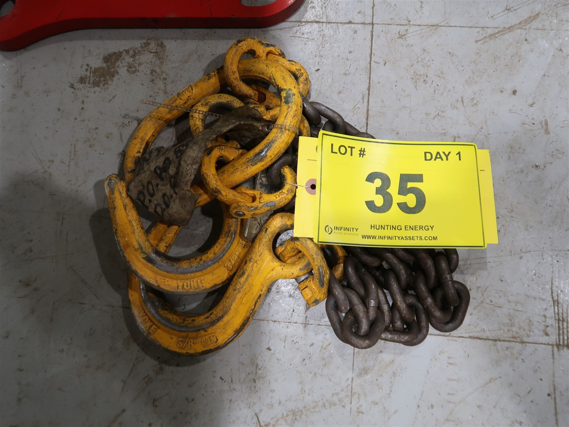 OVERHEAD CRANE LIFTING CHAIN