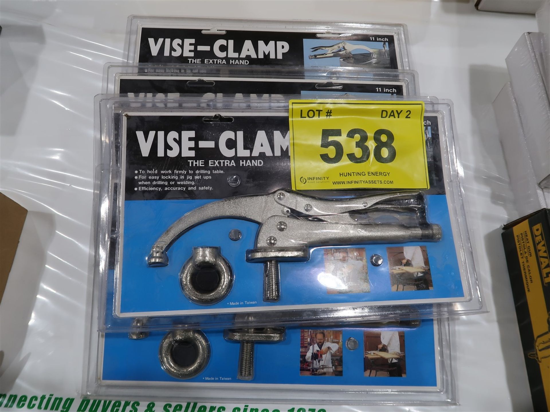 5 NEW VISE CLAMPS