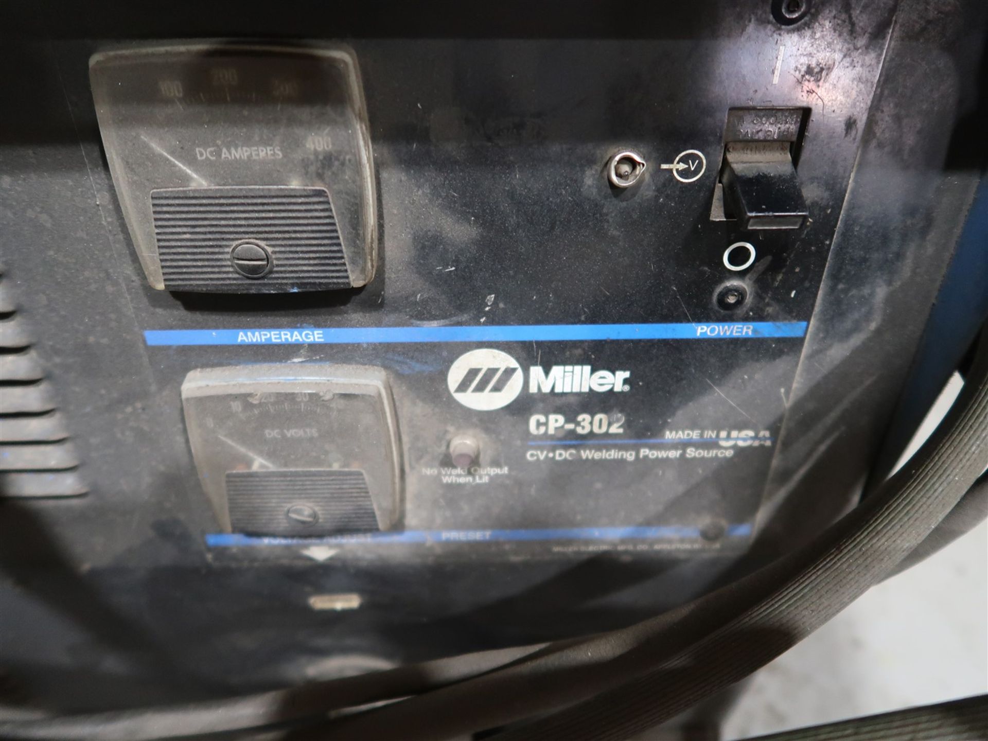 MILLER CP-302 WELDER W/MILLER S 54 A WIRE FEEDER - Image 2 of 3