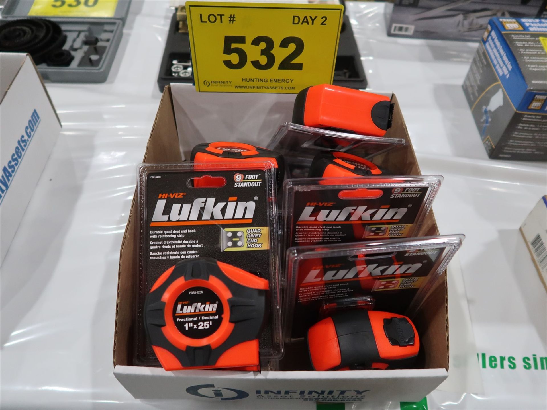 9 NEW LUFKIN TAPE MEASURES