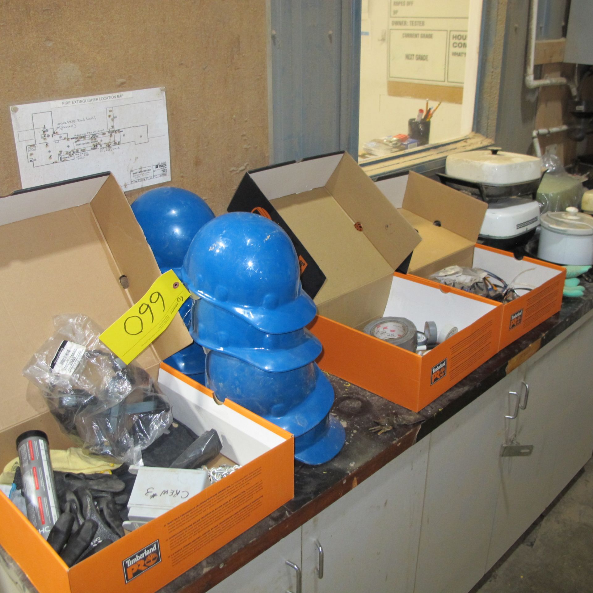 PEDESTAL INDUSTRIAL FAN, CULLIGAN WATER SOFTENER SYSTEM, SAFETY SUPPLIES, ETC. (WEST BUILDING, UPPER - Image 3 of 4