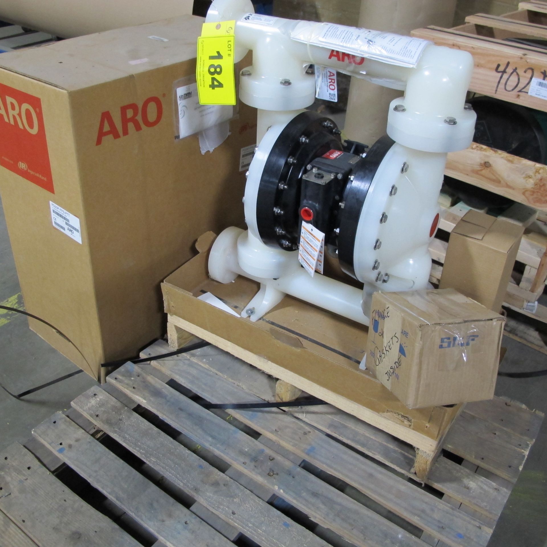 ARO/INGERSOLL RAND 2" DIAPHRAGM PUMP, PD20P-FP5-PTT (EAST BUILDING, SOUTH WAREHOUSE) - Bild 2 aus 4