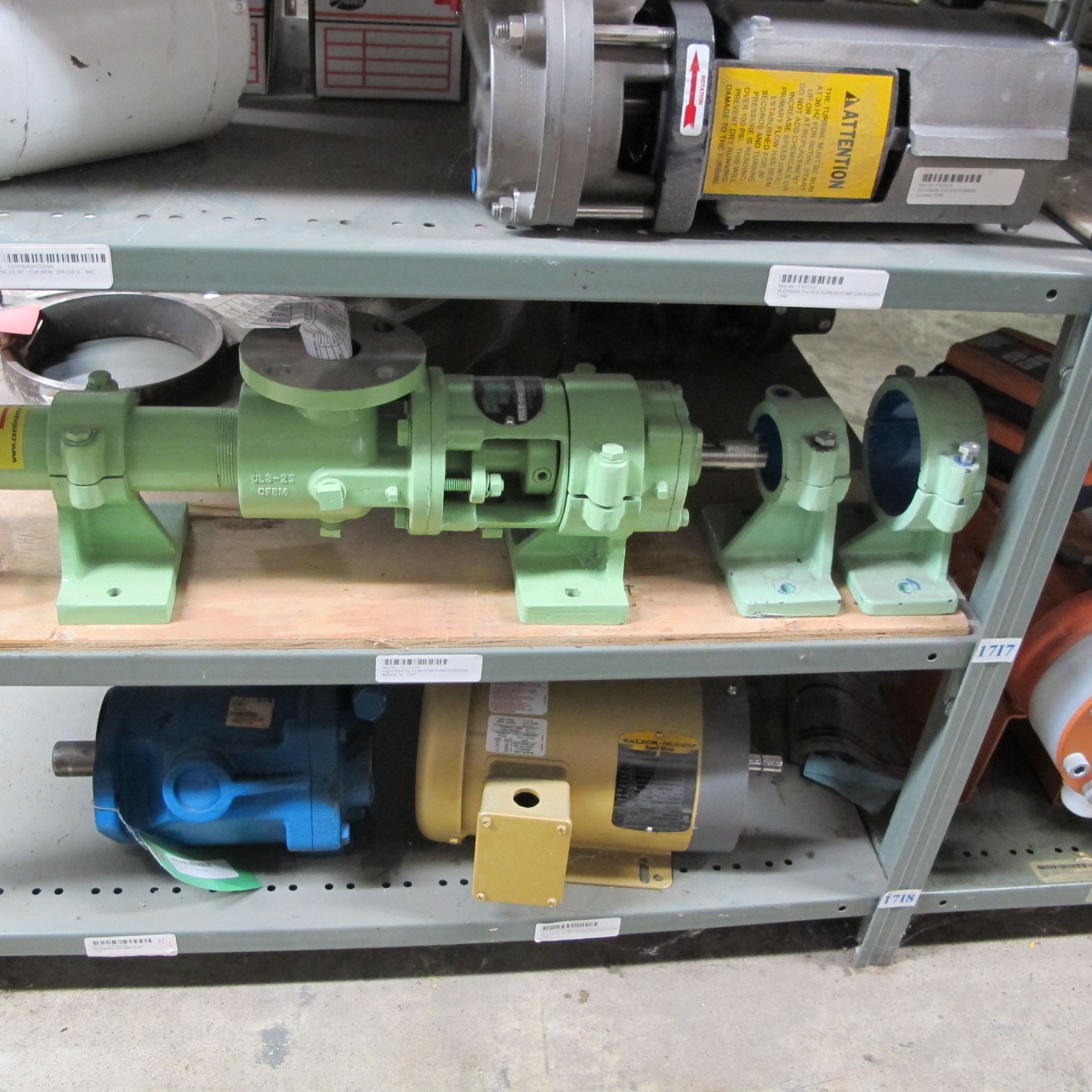 LOT OF (6) SECTIONS OF RACKING UP TO 9-LEVELS INCLUDING CONTENTS ON BOTH SIDES OF RACK, MOTORS, - Bild 9 aus 63