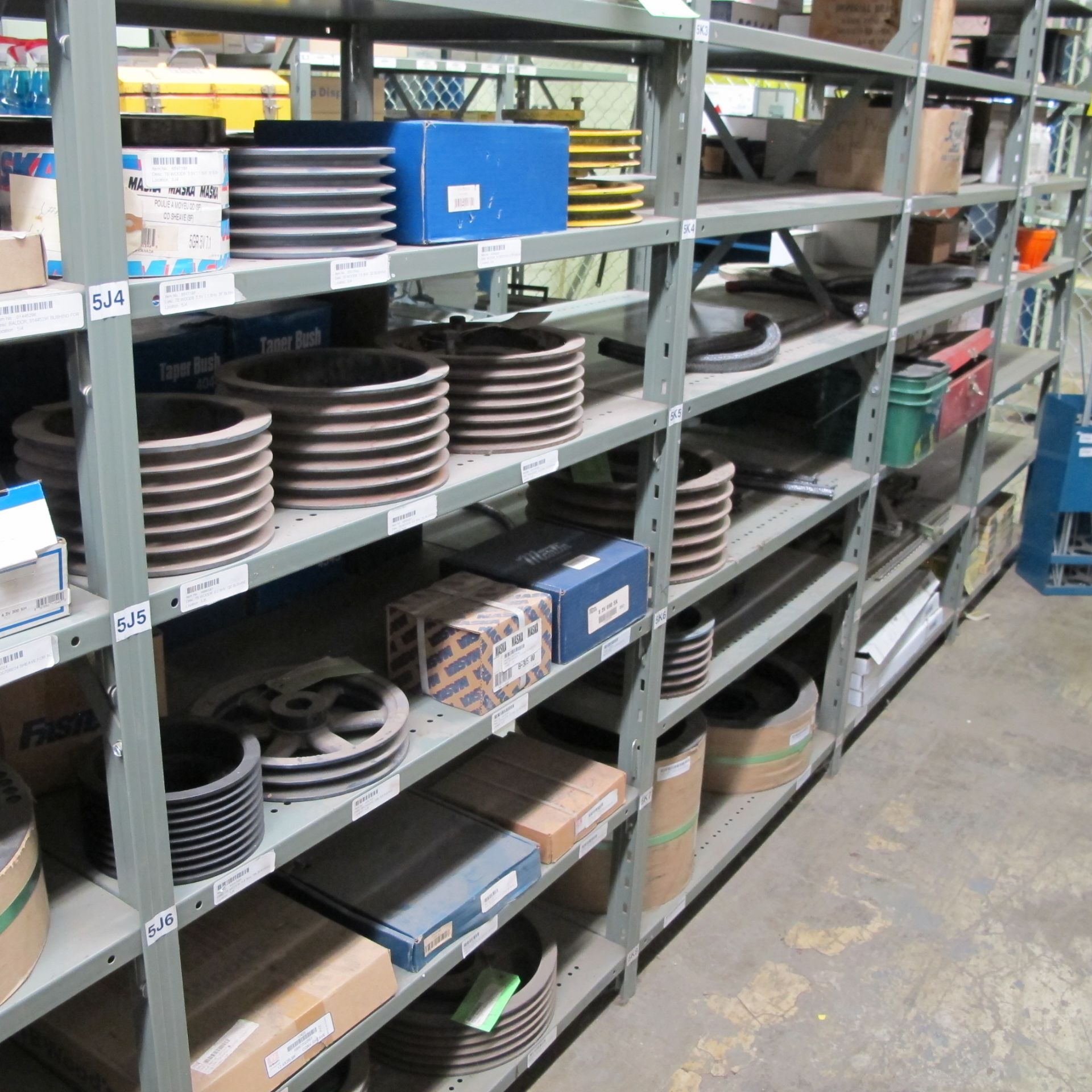 LOT OF (6) SECTIONS OF RACKING UP TO 9-LEVELS INCLUDING CONTENTS ON BOTH SIDES OF RACK, DODGE - Bild 10 aus 13