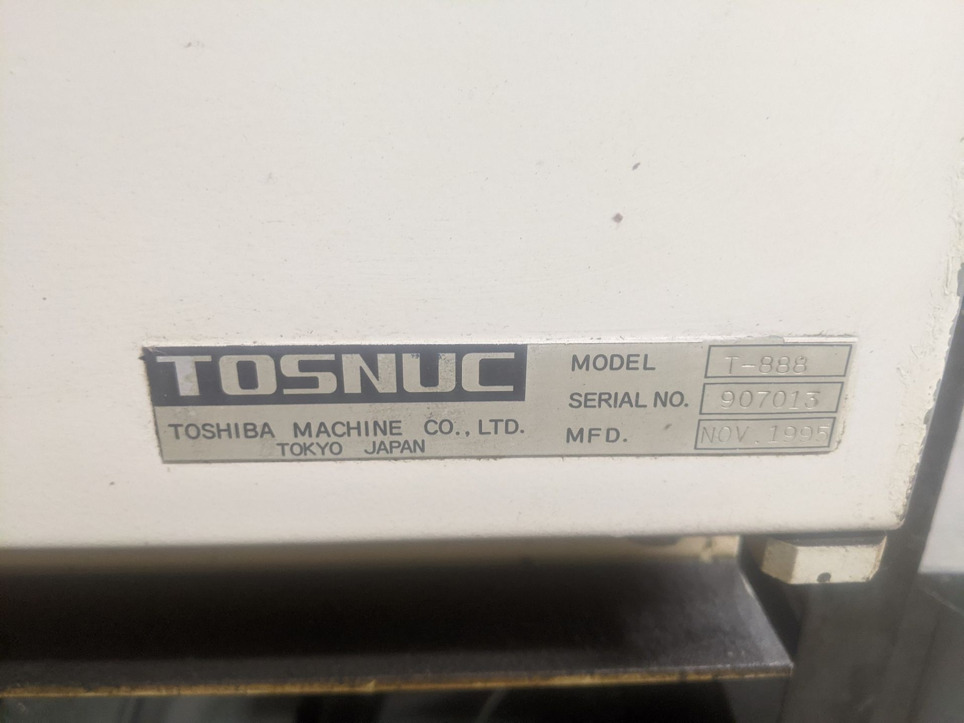 TOSHIBA VMC-550 CNC VERTICAL MACHINING CENTER, CNC CONTROL, (24) ATC, CHIP CONVEYOR, 220V, S/N - Bild 16 aus 16