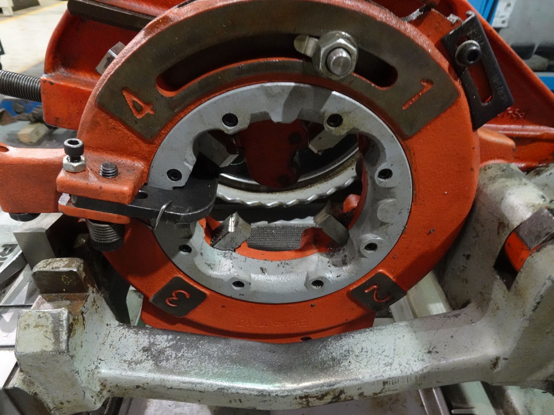 RIDGID MODEL 1224 POWER THREADER, FOOT CONTROL, S/N 100629 (RIGGING FEE $35) - Image 8 of 11