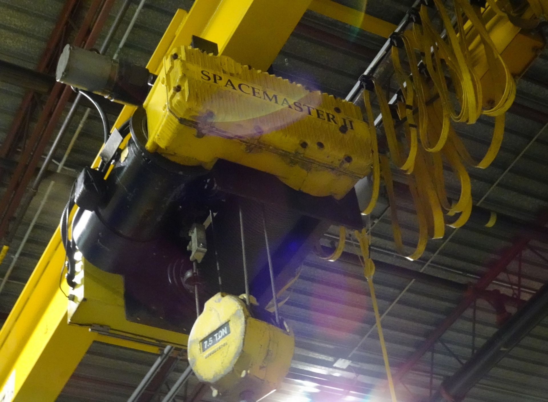 NELSON 7.5 TON CAPACITY FREE STANDING OVERHEAD CRANE SYSTEM, 25' SPAN, 20' UNDER THE HOOK 40' - Image 6 of 9