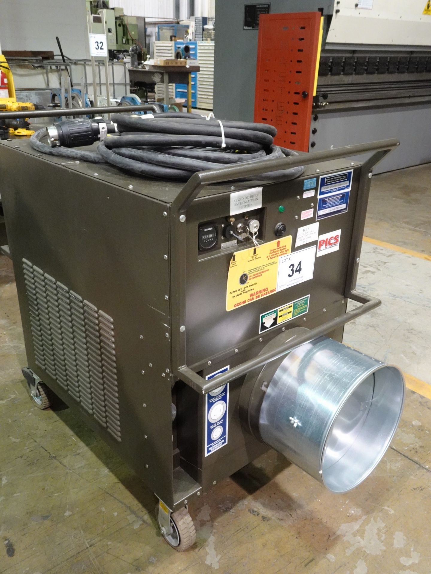 FAILSAFE AIR SAFETY SYSTEM MODEL FASS-PIC'S PORTABLE ISOLATION CONTAINMENT SYSTEM 90 AMPS, 230 - Image 5 of 8