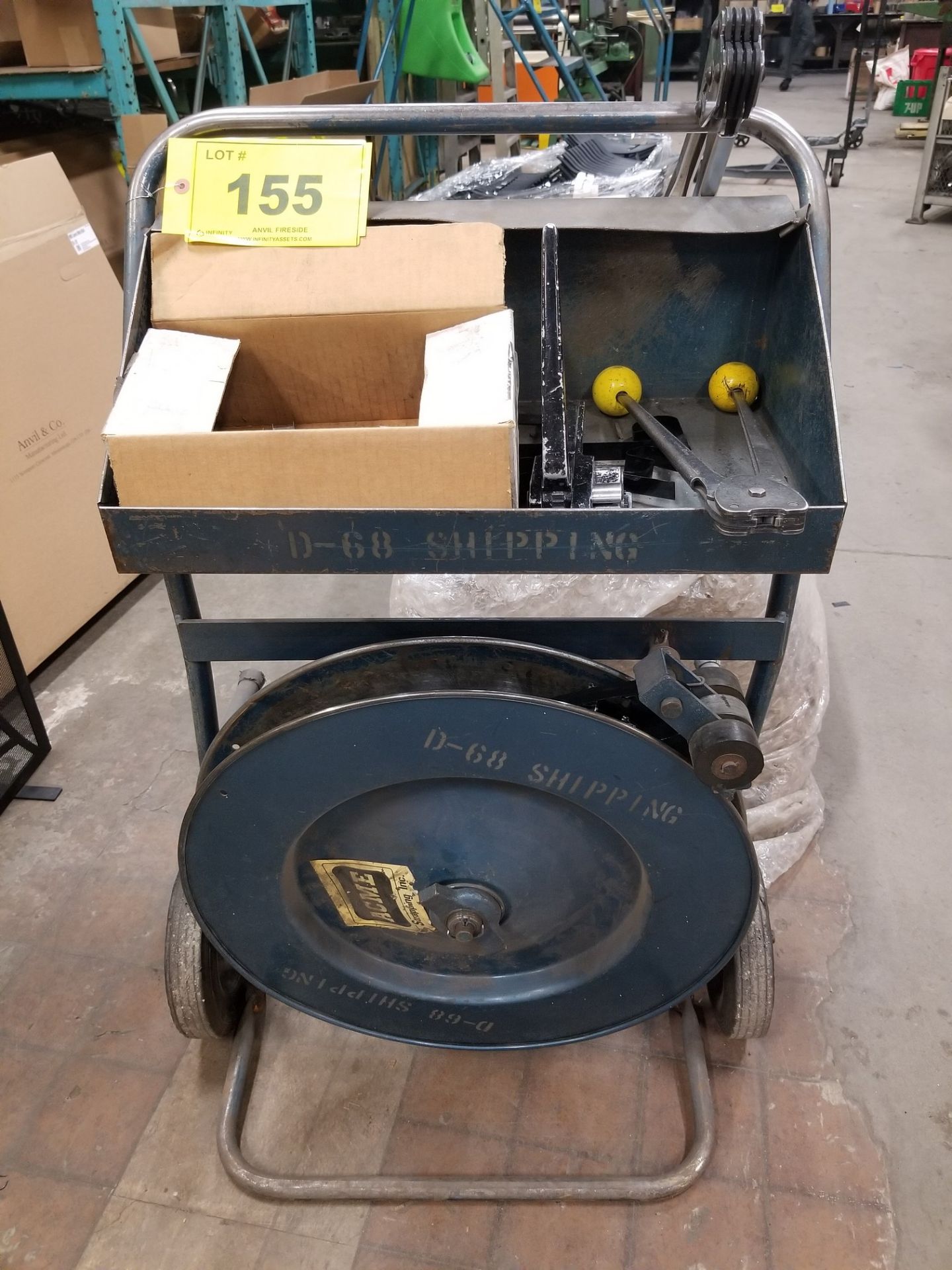 ACME STRAPPING CART W/TOOLS