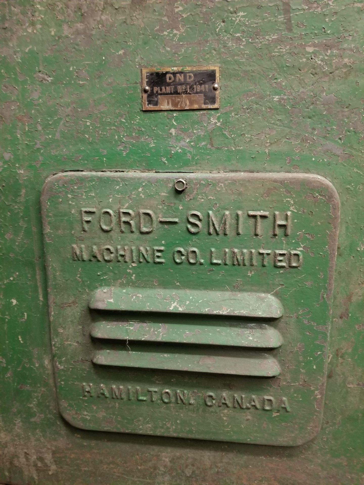 FORD-SMITH POLISHING MACHINE W/ EXTRA DISCS - Image 2 of 3