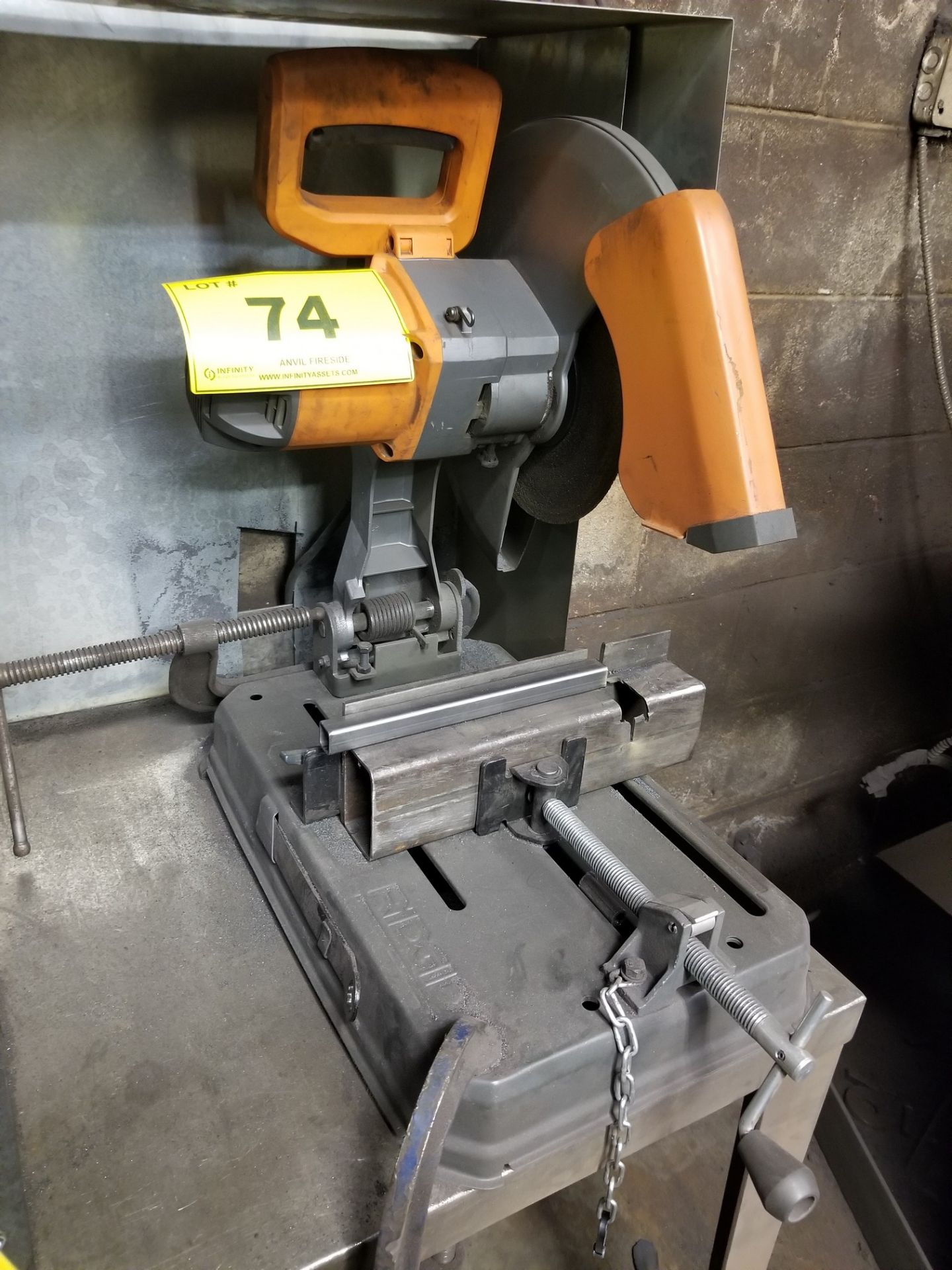 LOT OF RIDGID ABRASIVE CUT-OFF SAW AND HAND SHEAR - Image 3 of 3