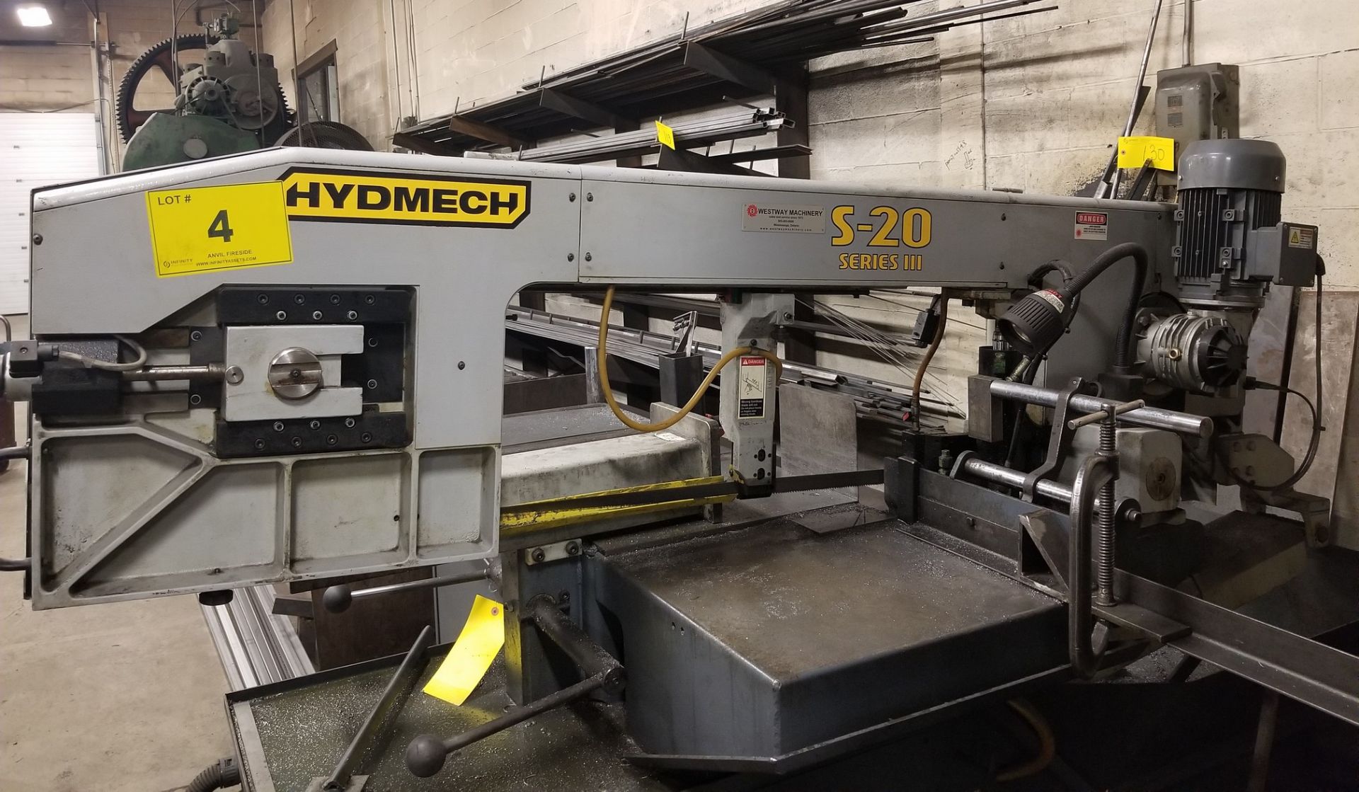 2007 HYD-MECH S-20M SERIES III HORIZONTAL BANDSAW - SN: 6807141853 - Image 2 of 6