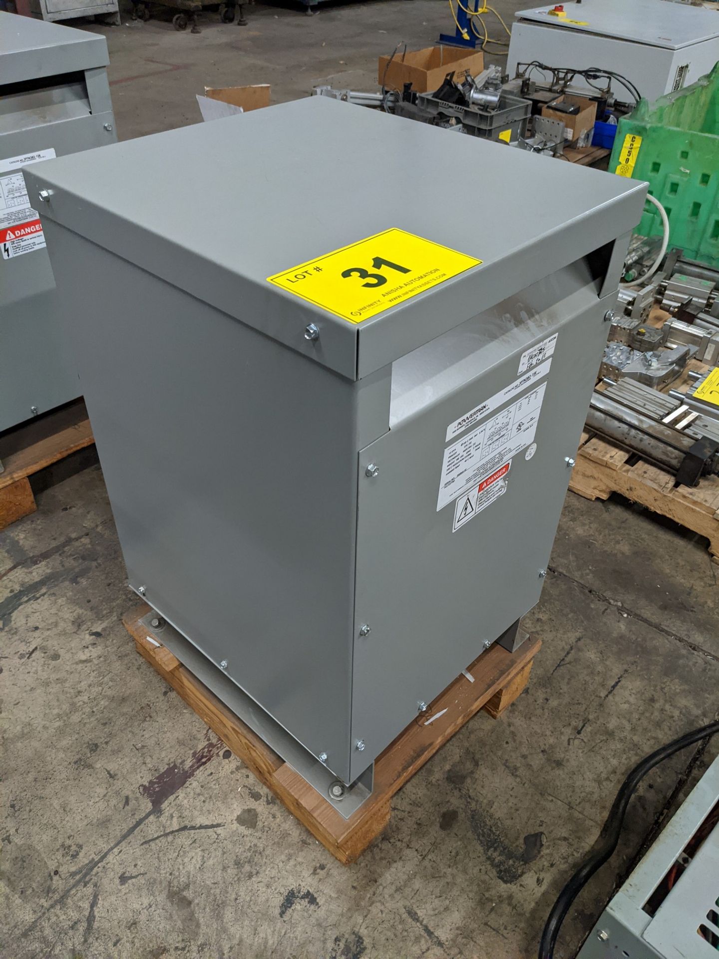 POWERTRAN 15KVA TRANSFORMER, 3 PHASE - Image 3 of 3