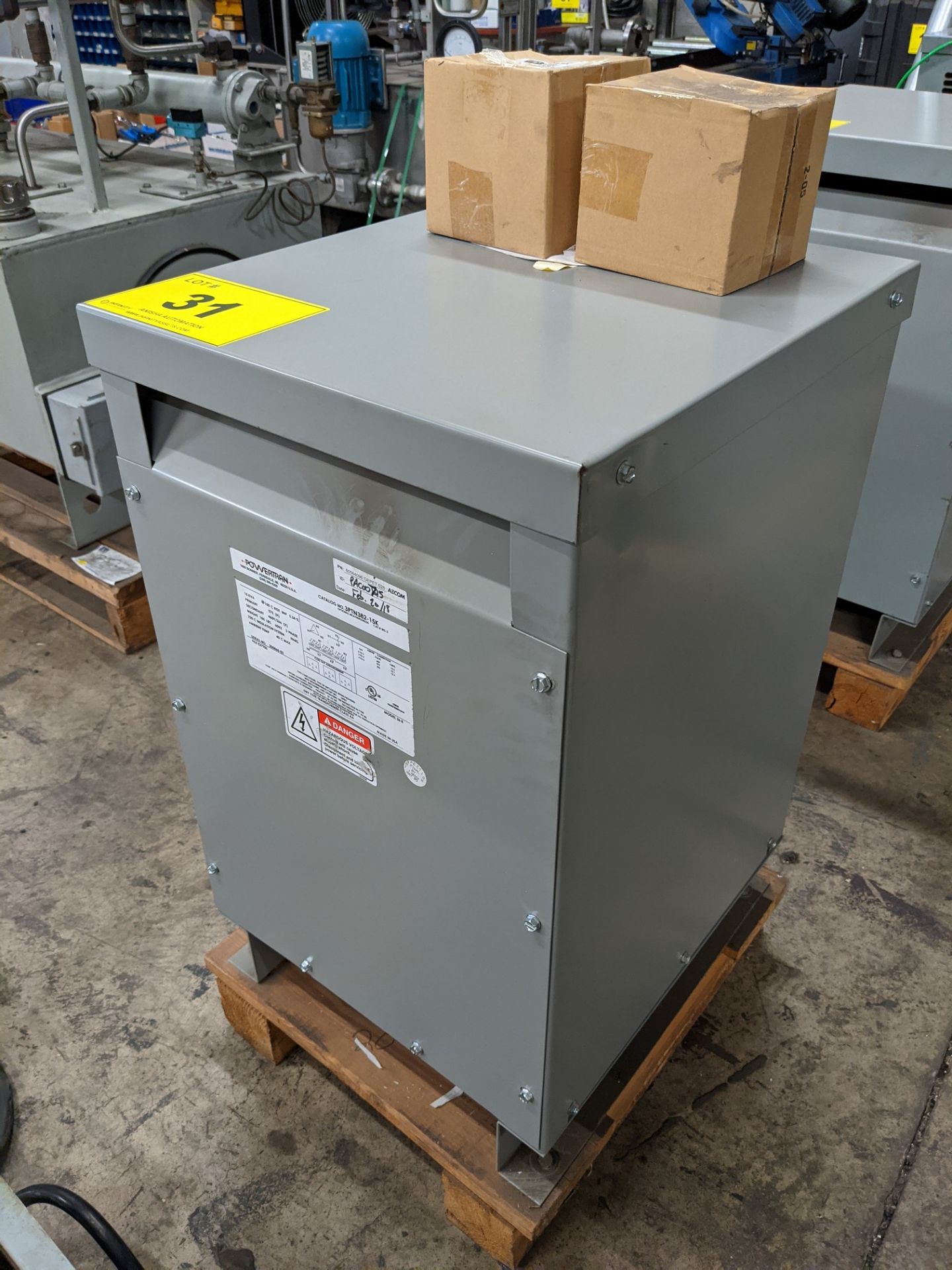 POWERTRAN 15KVA TRANSFORMER, 3 PHASE