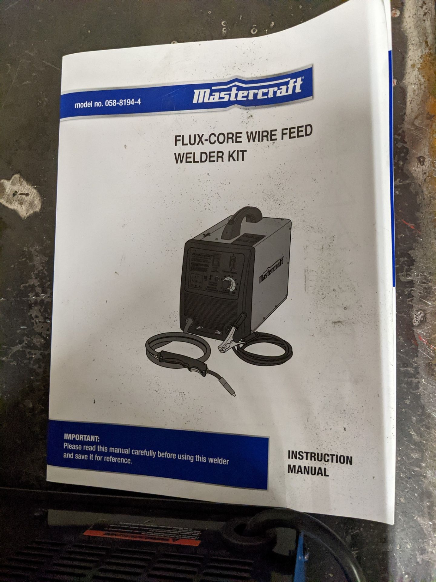 MASTERCRAFT FLUX-CORE WIRE FEED WELDER - Image 5 of 5