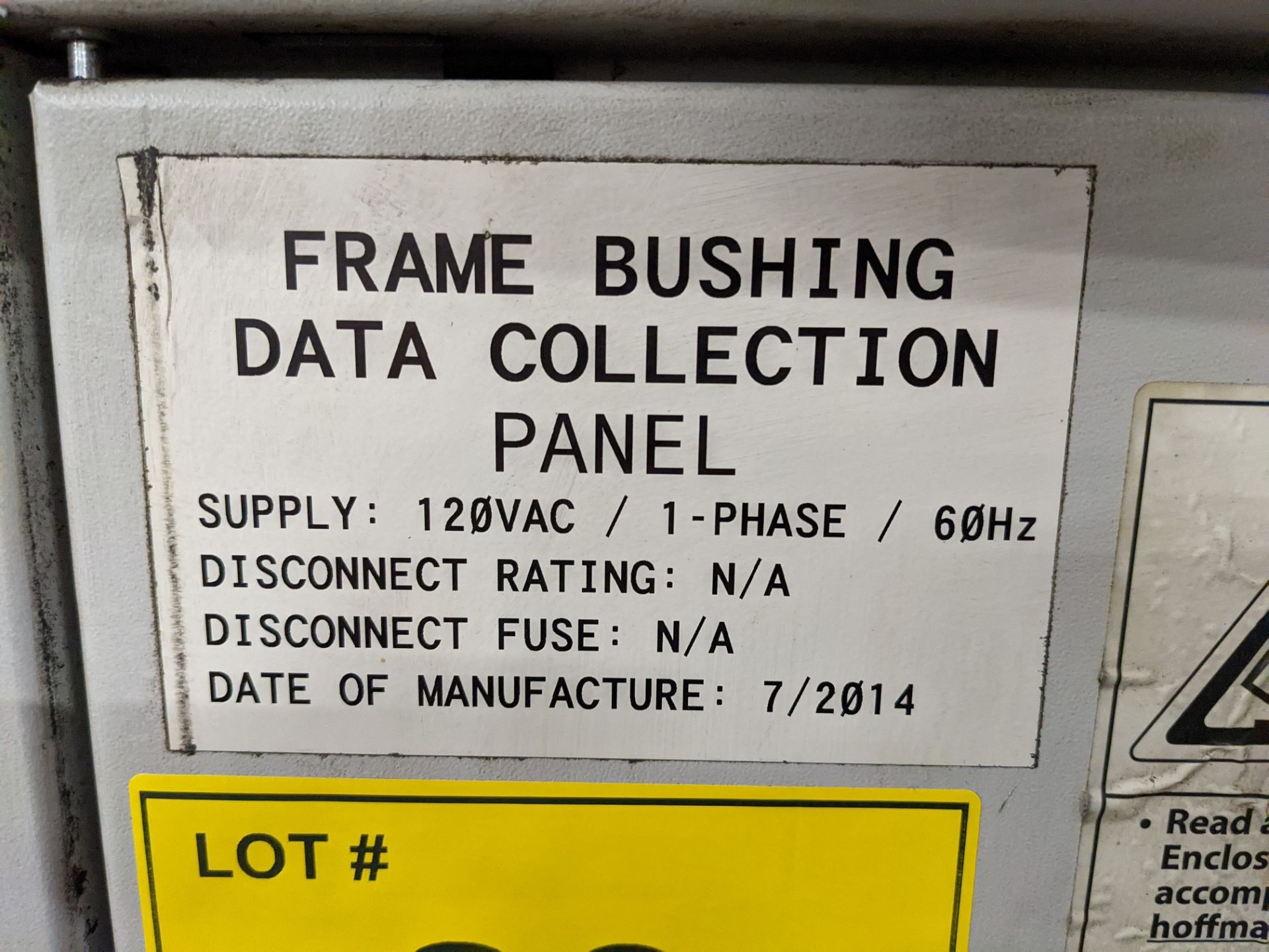 SINGLE PHASE DATA COLLECTION PANEL - Image 3 of 6