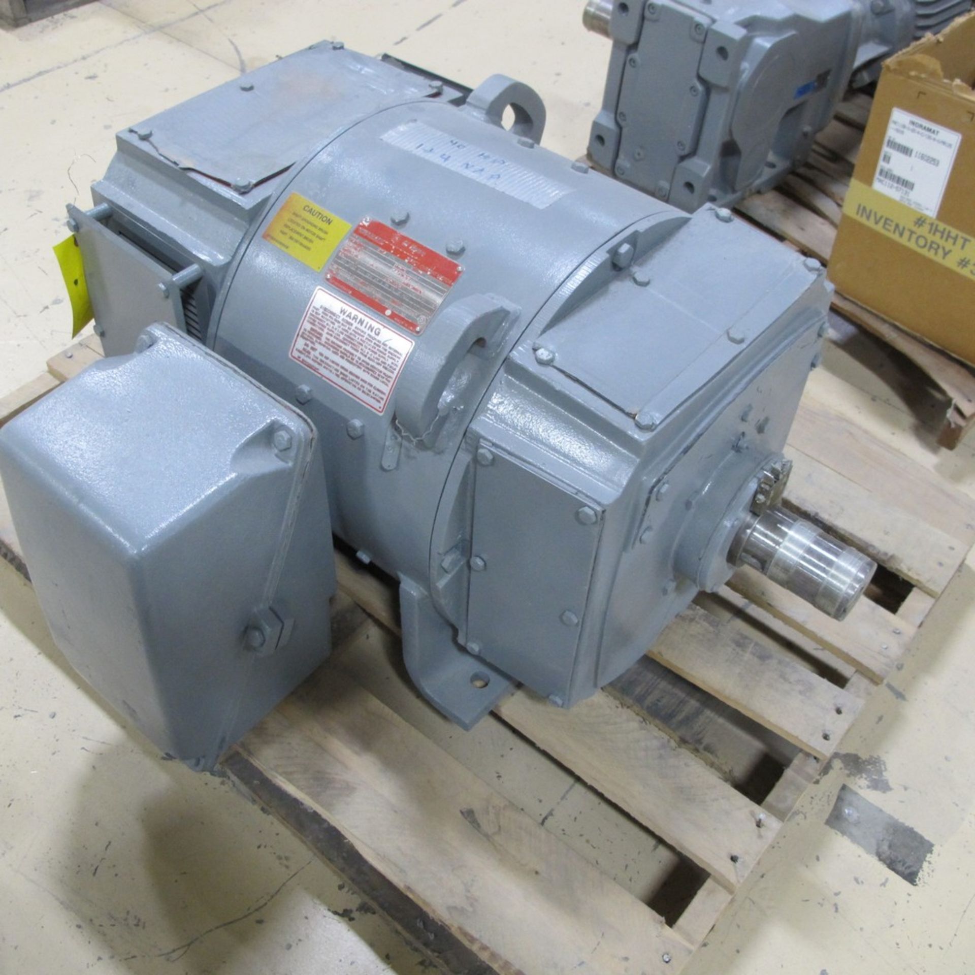 GE KINAMATIC DIRECT CURRENT MOTOR, 60HP, 500V, 1,750/2,100 RPM, CD365AT FRAME (NORTHWEST PLANT)