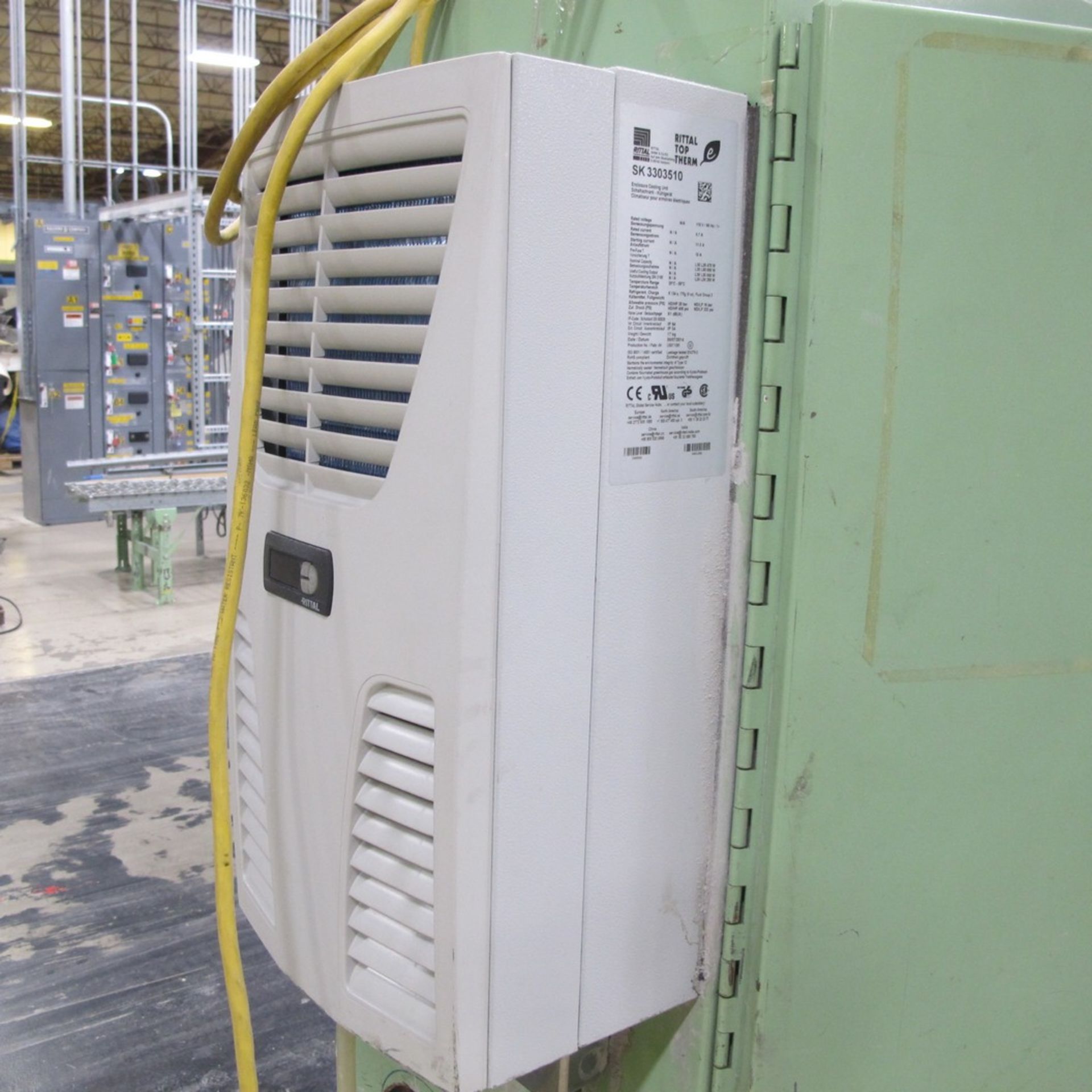 ELECTRICAL CONTROL CABINET W/ INDRAMAT SERVO CONTROLLERS AND RITTAL COOLING UNIT (BATH B4) - Image 2 of 5