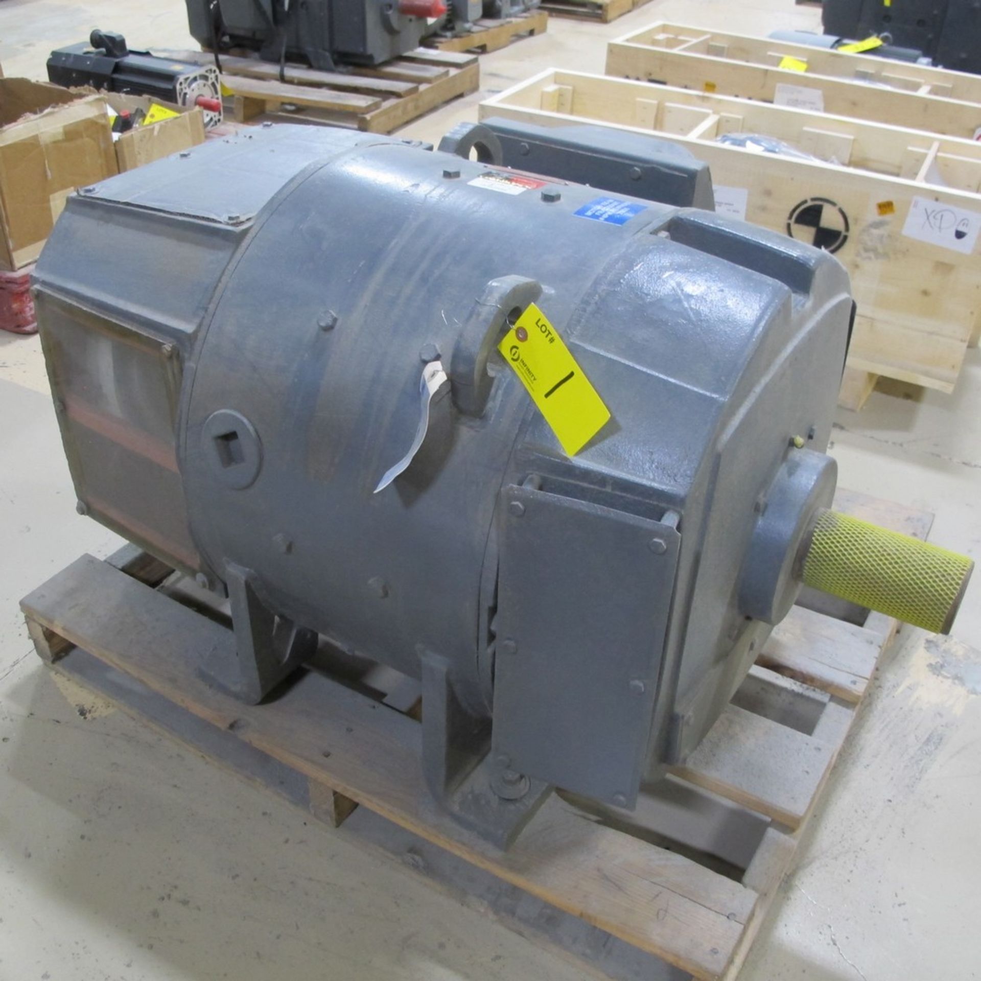 GENERAL ELECTRIC DIRECT CURRENT MOTOR, 150HP, 500V, 1,150/2,000 RPM, CD504AT FRAME (NORTHWEST