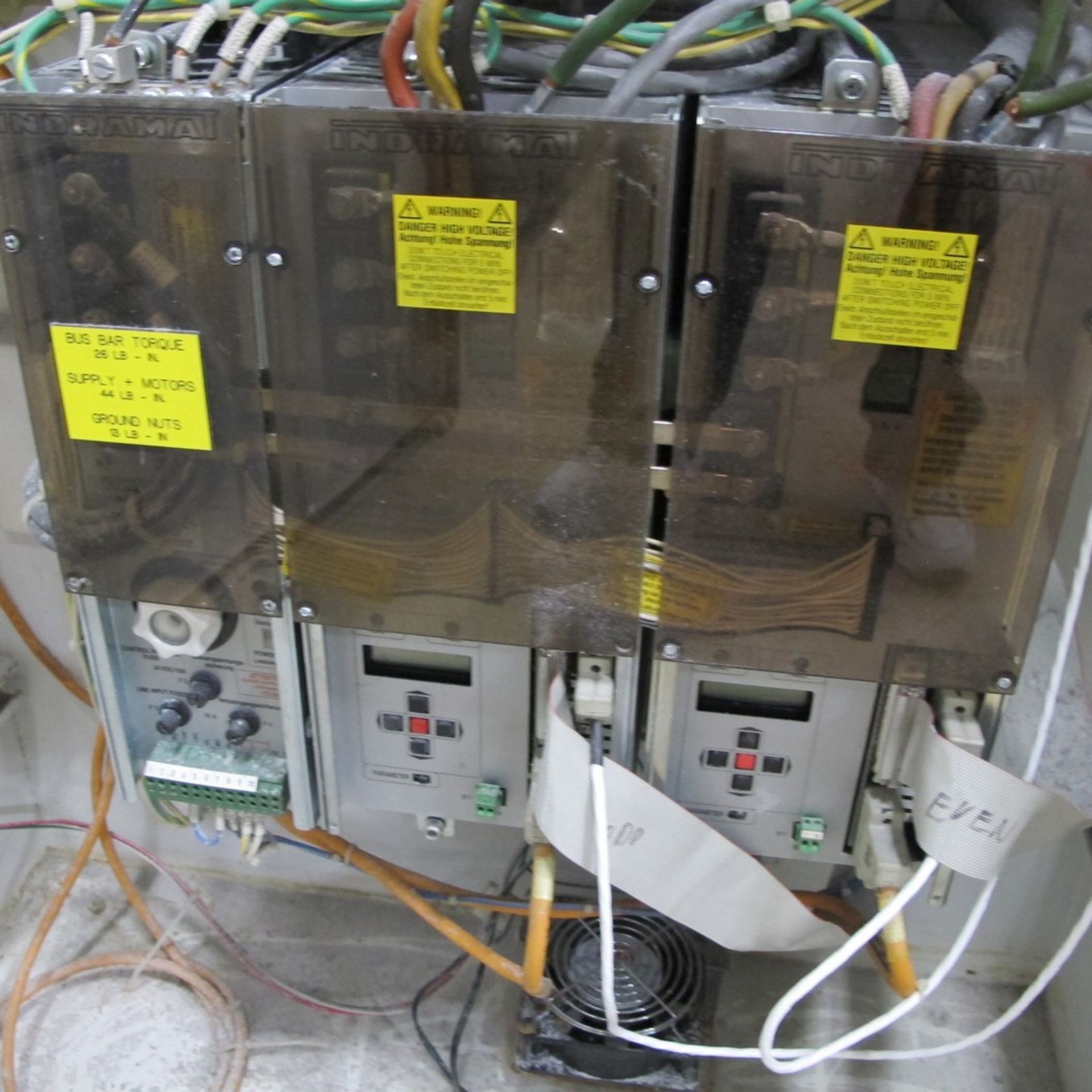 ELECTRICAL CONTROL CABINET W/ INDRAMAT SERVO CONTROLLERS AND RITTAL COOLING UNIT (BATH B4) - Image 5 of 5