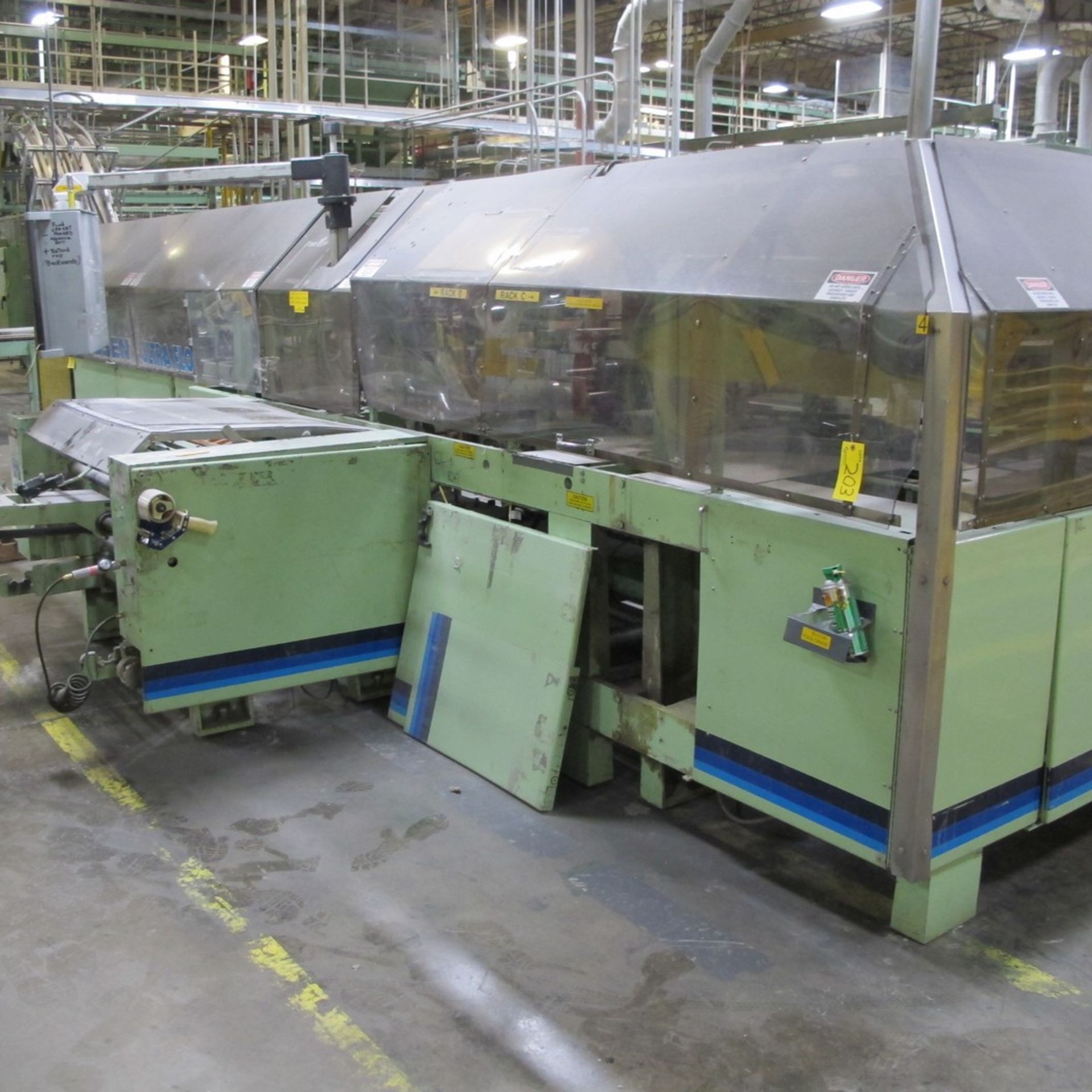 HAYSSEN UF160 LEFT HAND WRAPPER, 1 – 3 INFEED LANES, (1) LAYER, SINGLE LEVEL, POLY WRAPPING - Image 3 of 8