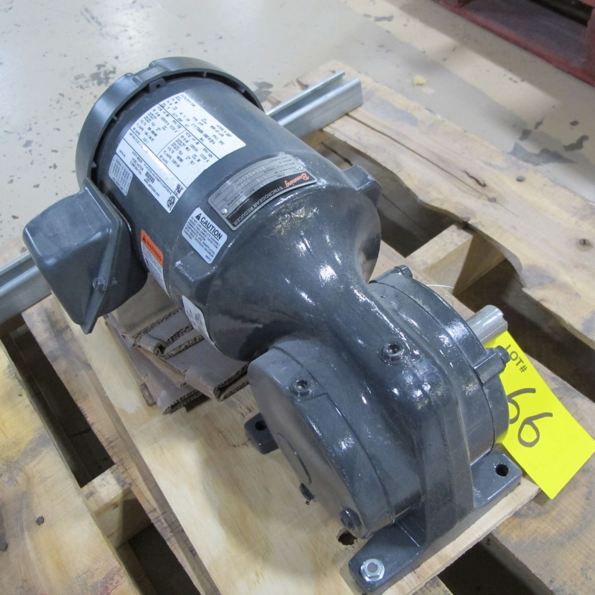 US MOTORS SERVO MOTOR CE876205-22-J/CS, .50HP, 208-230/460, 190/380, 1,745/1,424 RPM W/ BROWNING