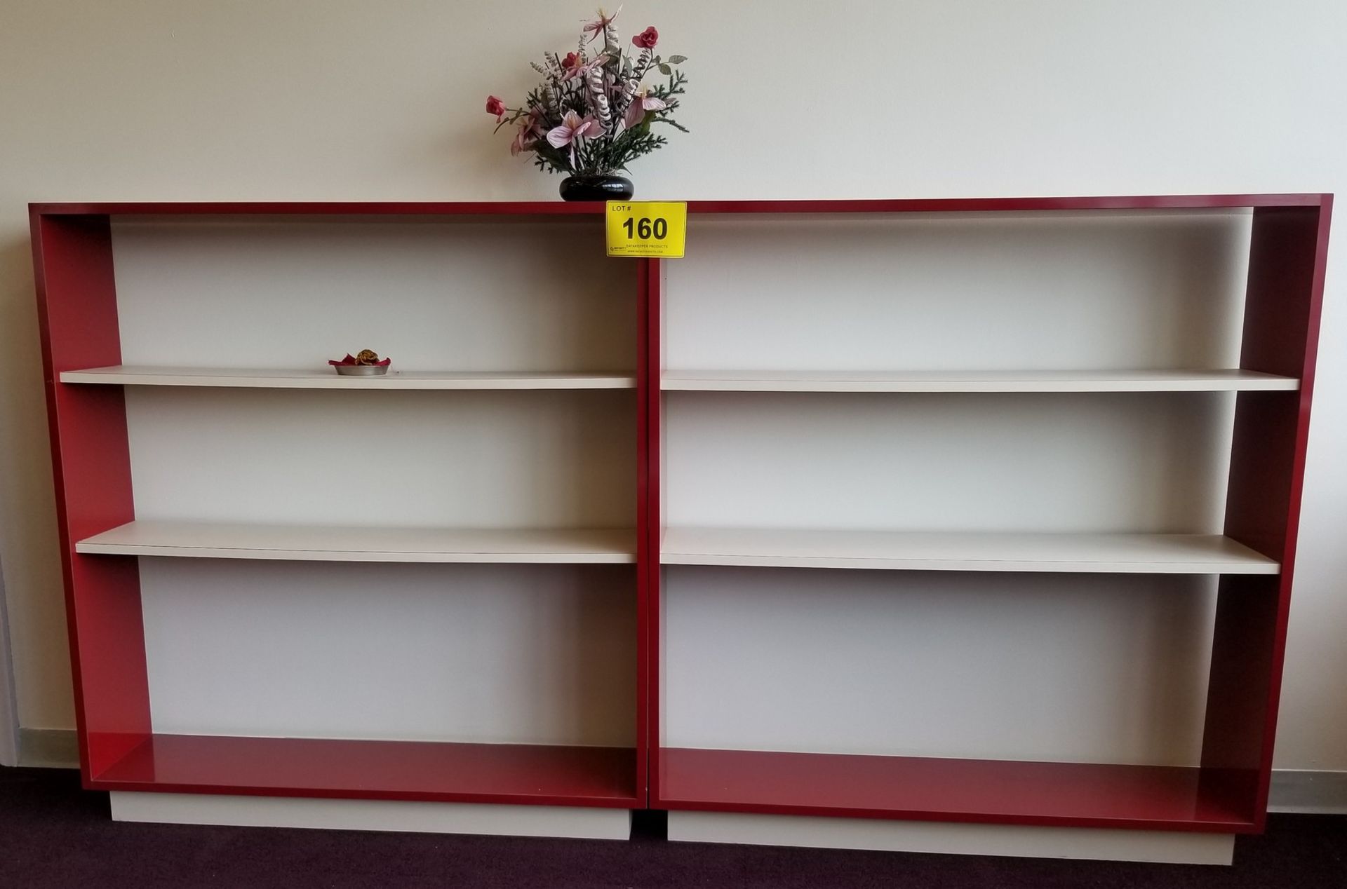 LOT - (2) 4 TIERED SHELVING UNITS