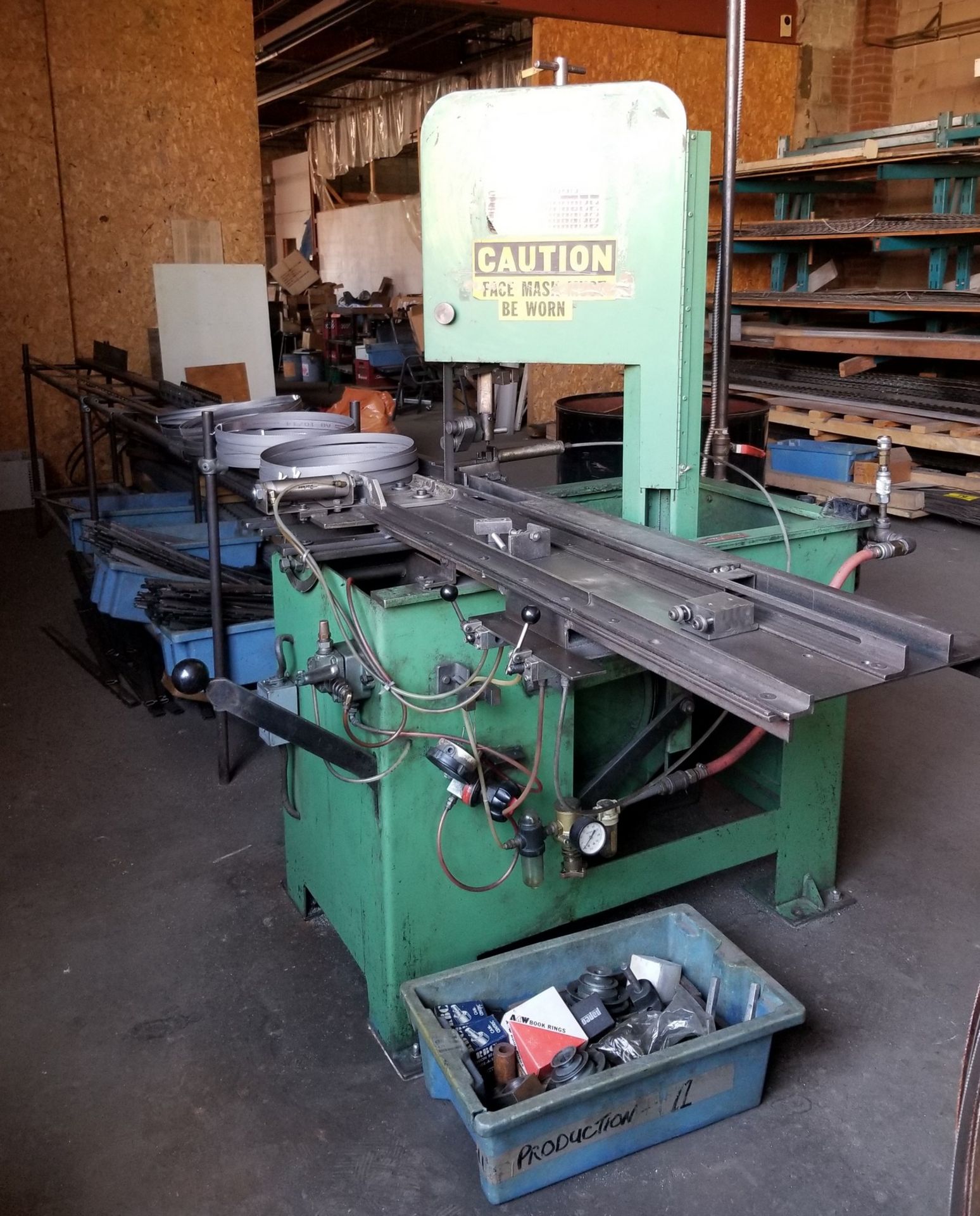 VERTICUT 114-A ROLL-IN BANDSAW, S/N 1504 - Image 2 of 8