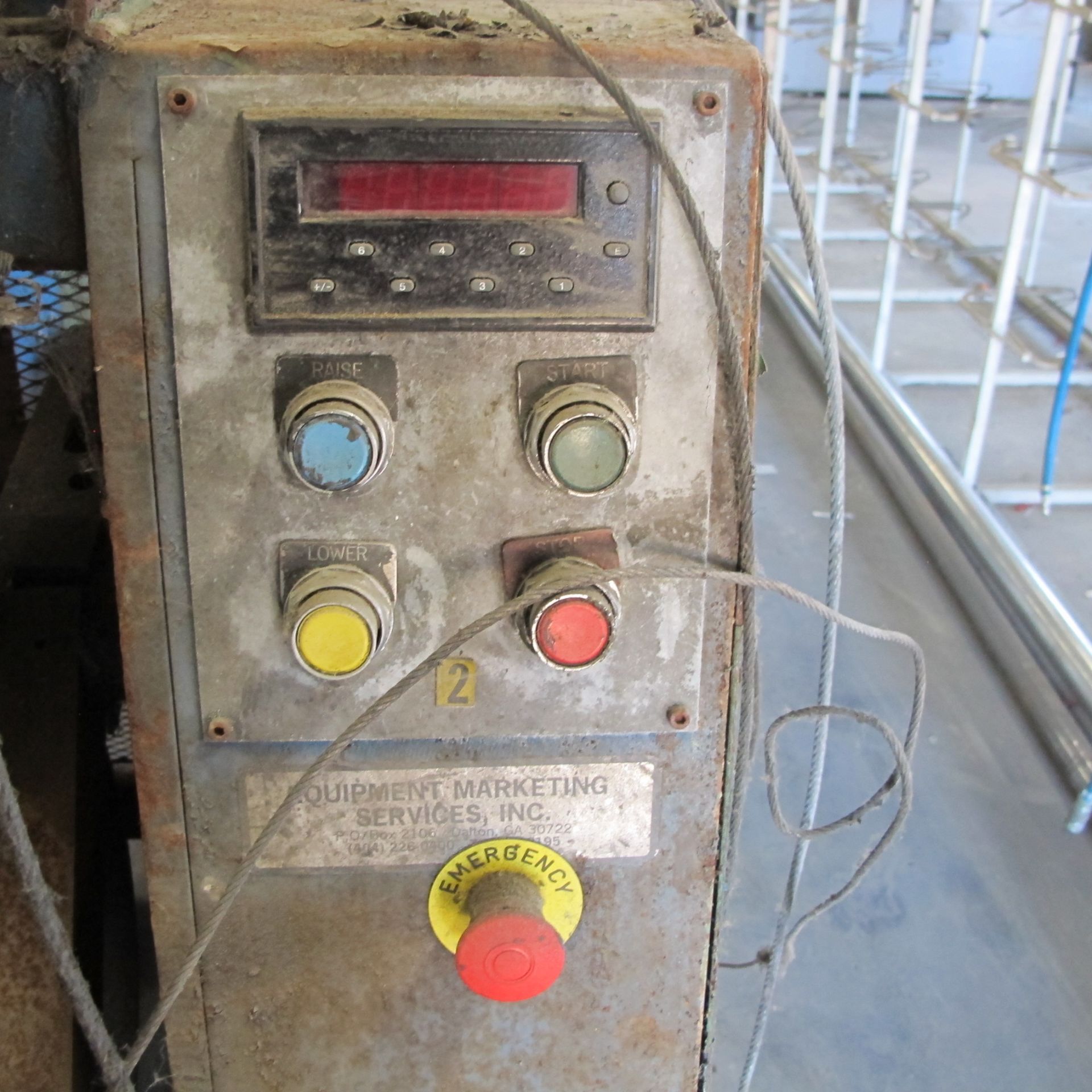 YARN BEAMING MACHINE/WARPER, 54" DRUM, CONTROL PANELS - Image 5 of 5