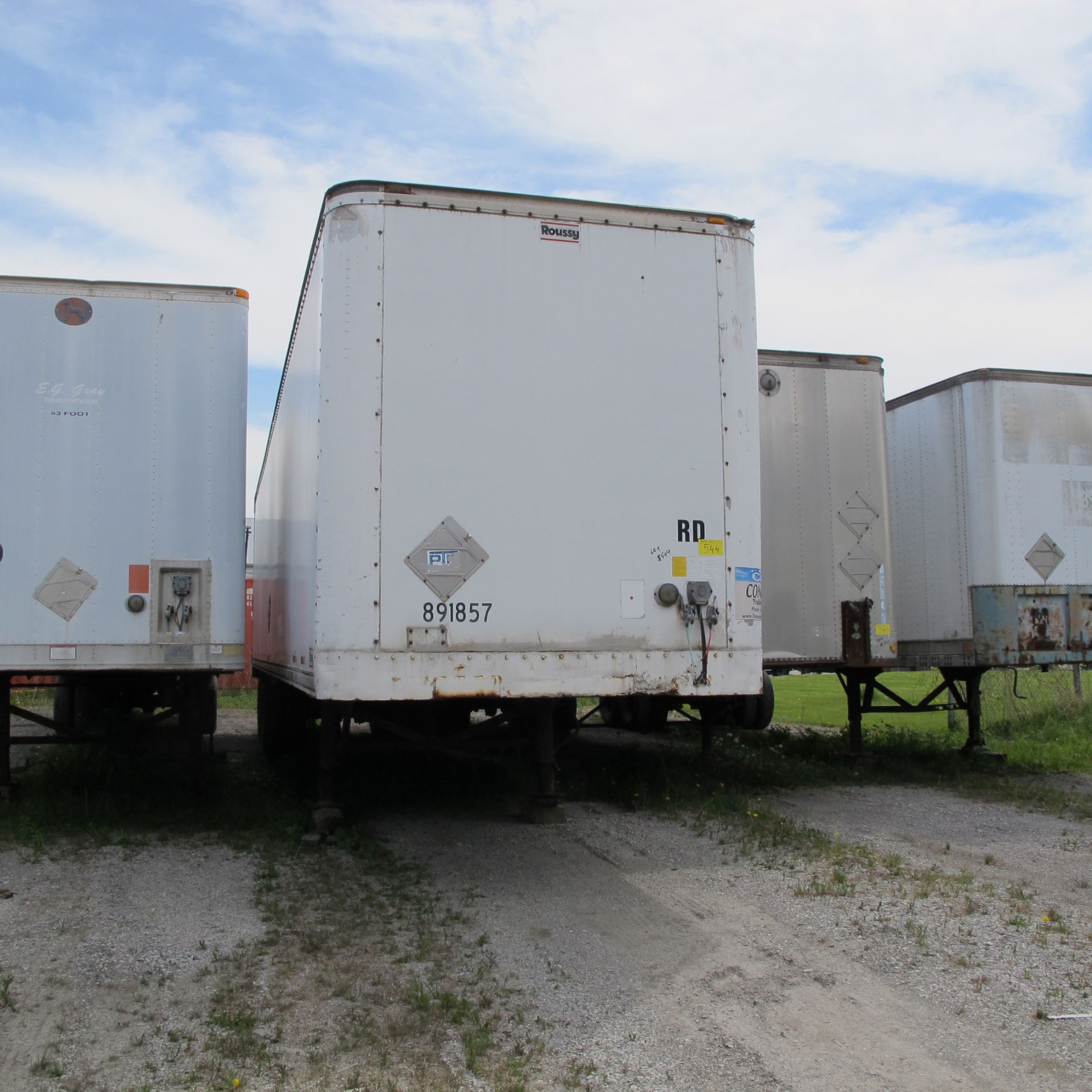 1997 ROUSSY 53' STORAGE TRAILER (NOT ROADWORTHY, NO OWNERSHIP TO BE PROVIDED) - Image 2 of 3