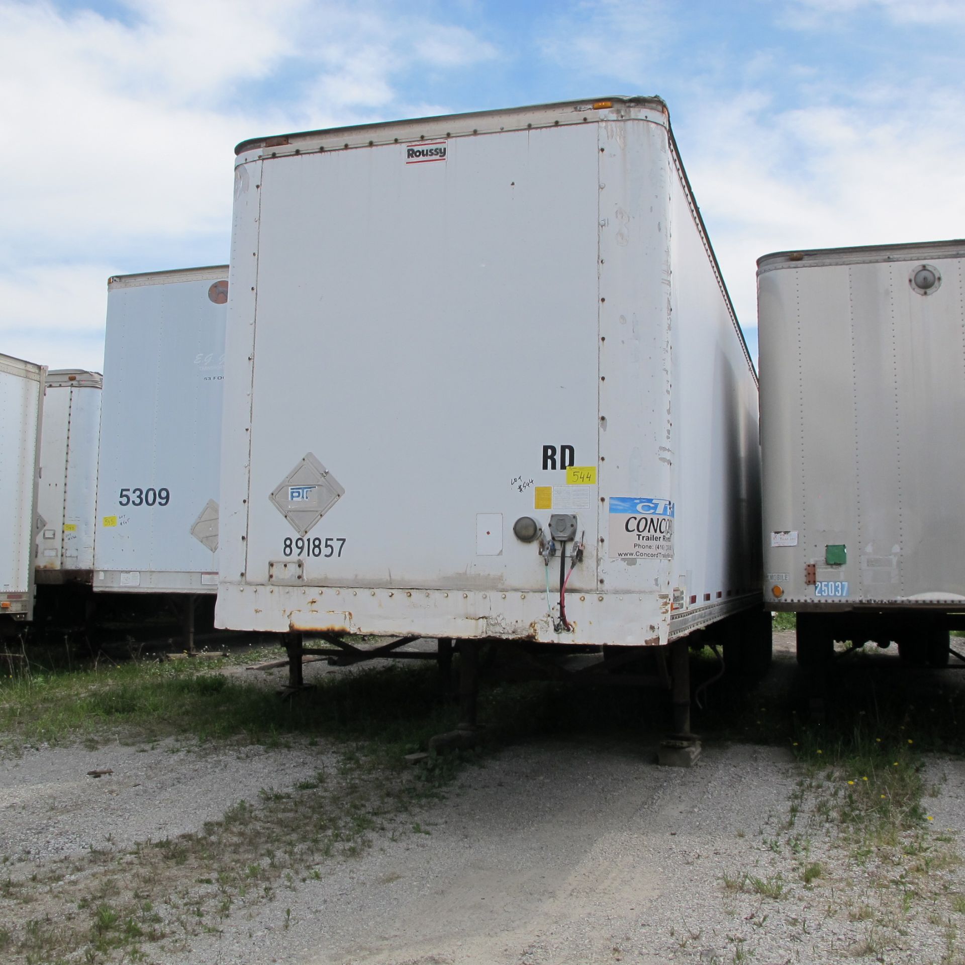 1997 ROUSSY 53' STORAGE TRAILER (NOT ROADWORTHY, NO OWNERSHIP TO BE PROVIDED)