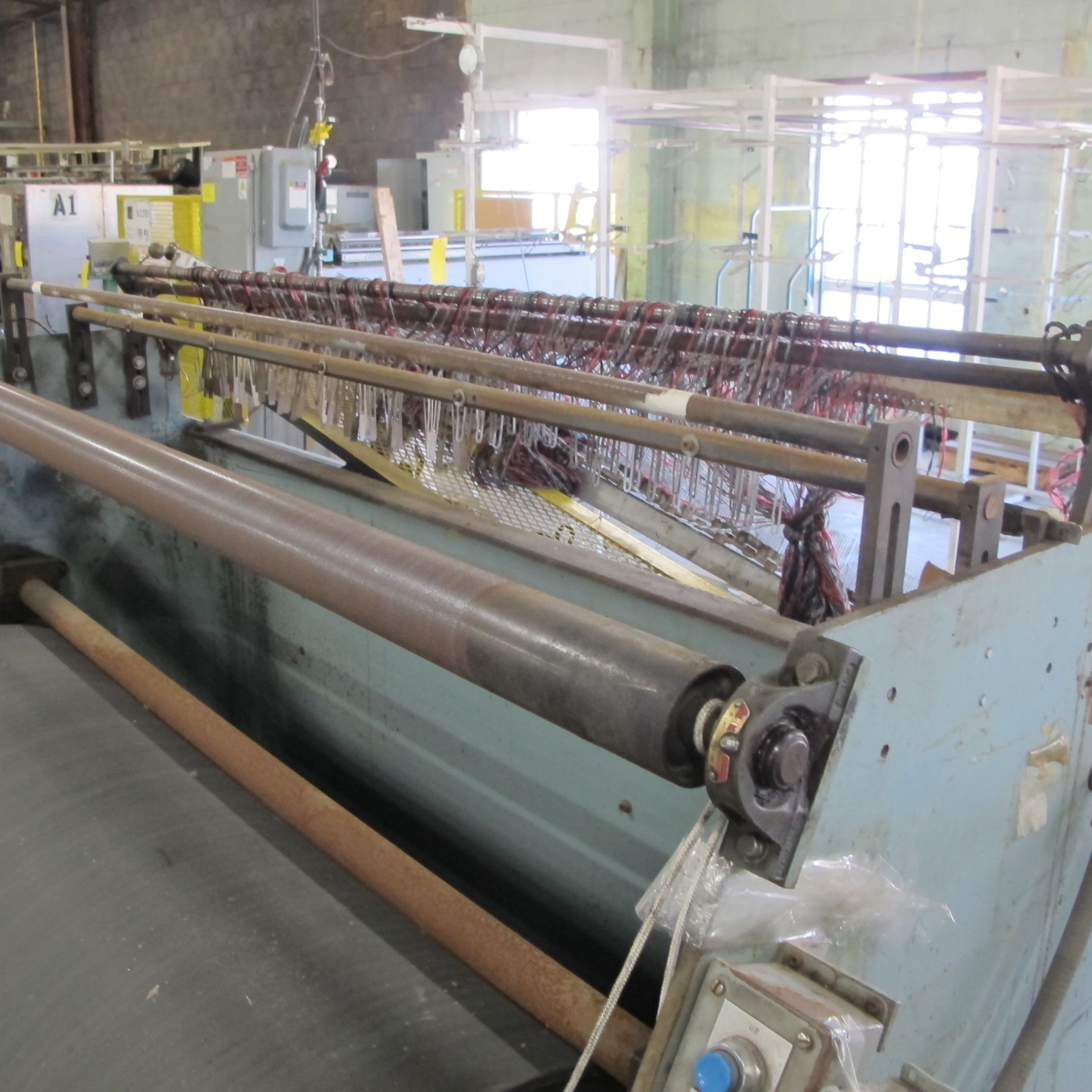 YARN BEAMING MACHINE/WARPER, 54" DRUM, CONTROL PANELS, EASI 2.5KVA TRANSFORMER - Image 5 of 6