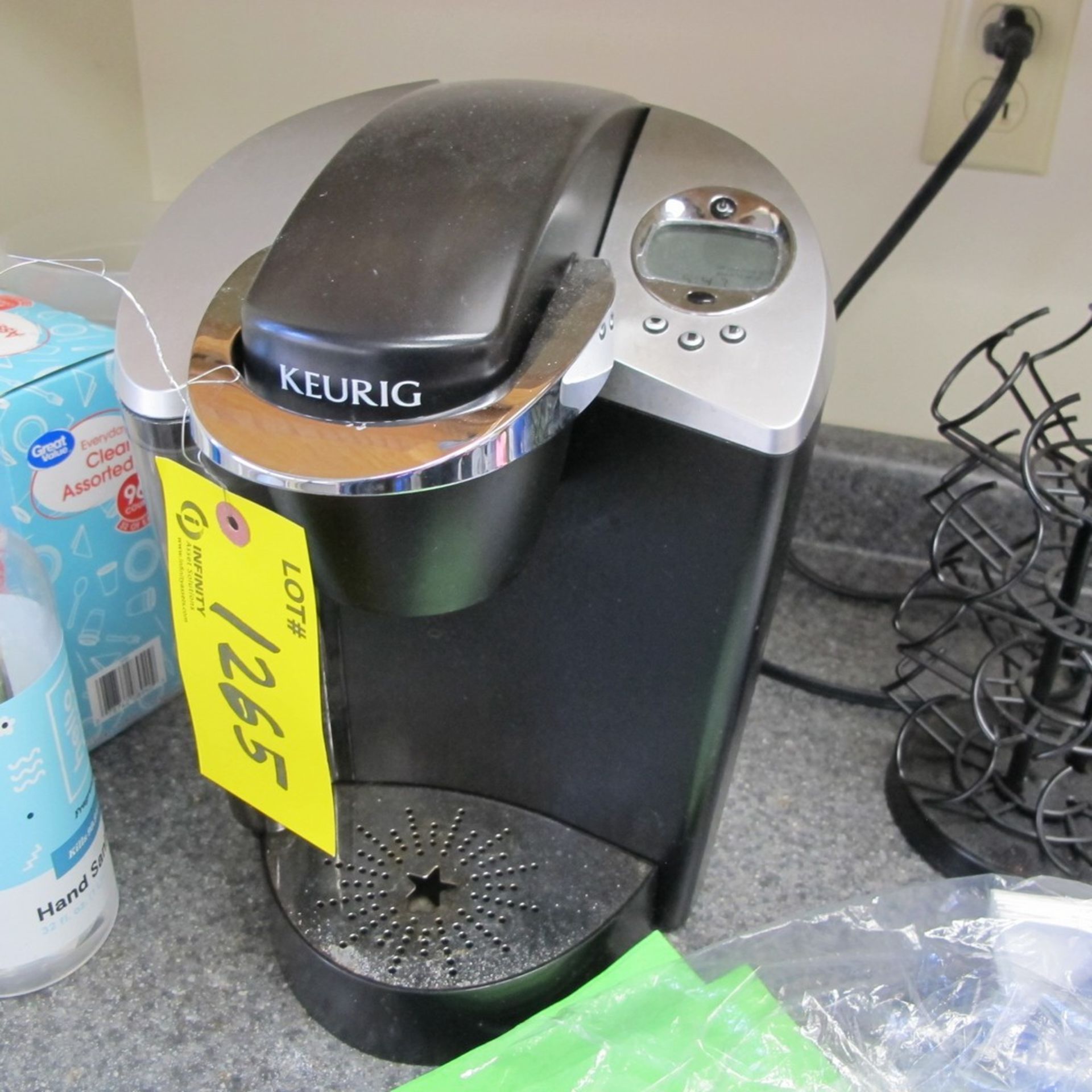 FRIGIDAIRE FRIDGE, SANYO MICROWAVE, KEURIG COFFEE MAKER (NO CONTENTS) (UPPER EAST OFFICES) - Image 4 of 4