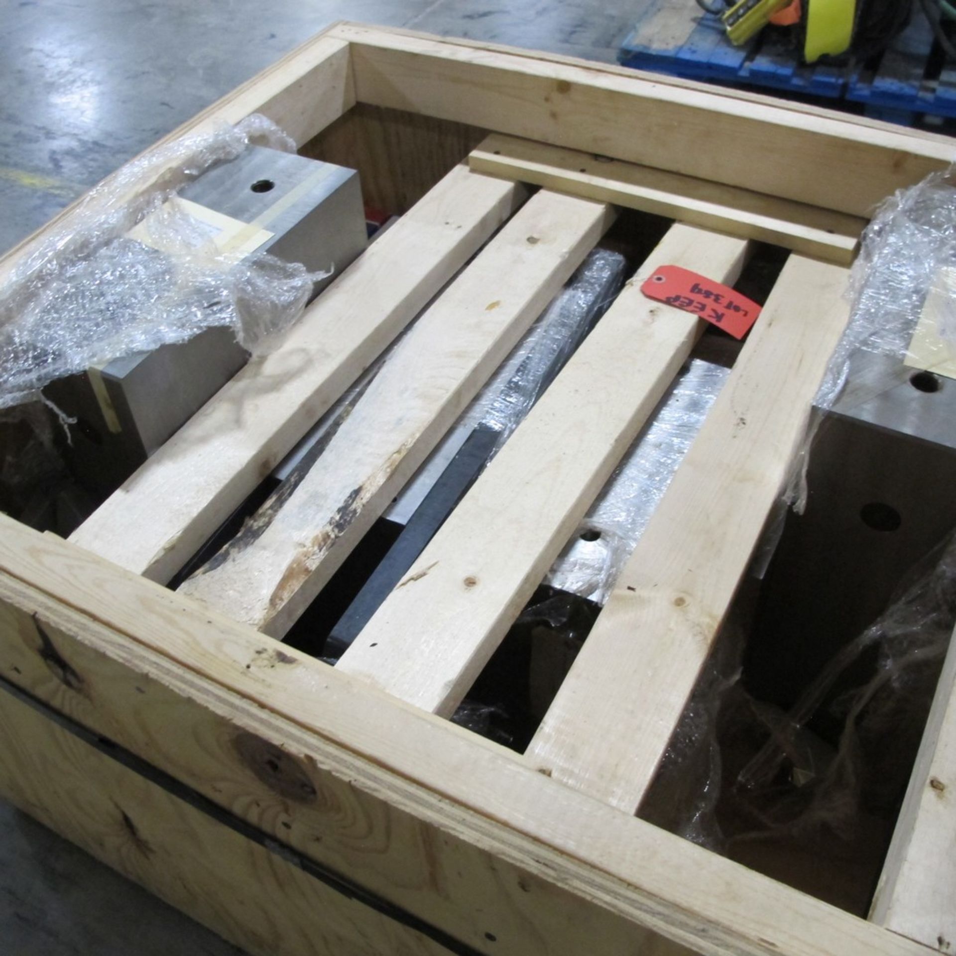 CASE/CRATE OF (4) EMBOSSER BLOCKS W/ BEARINGS (WEST CENTER PLANT) - Image 3 of 3